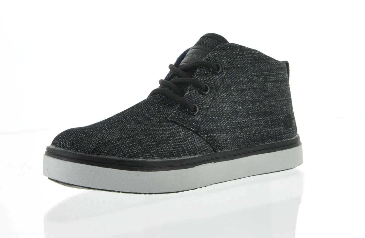 KIDS SHOES BLACK FAB CANVAS 9240K