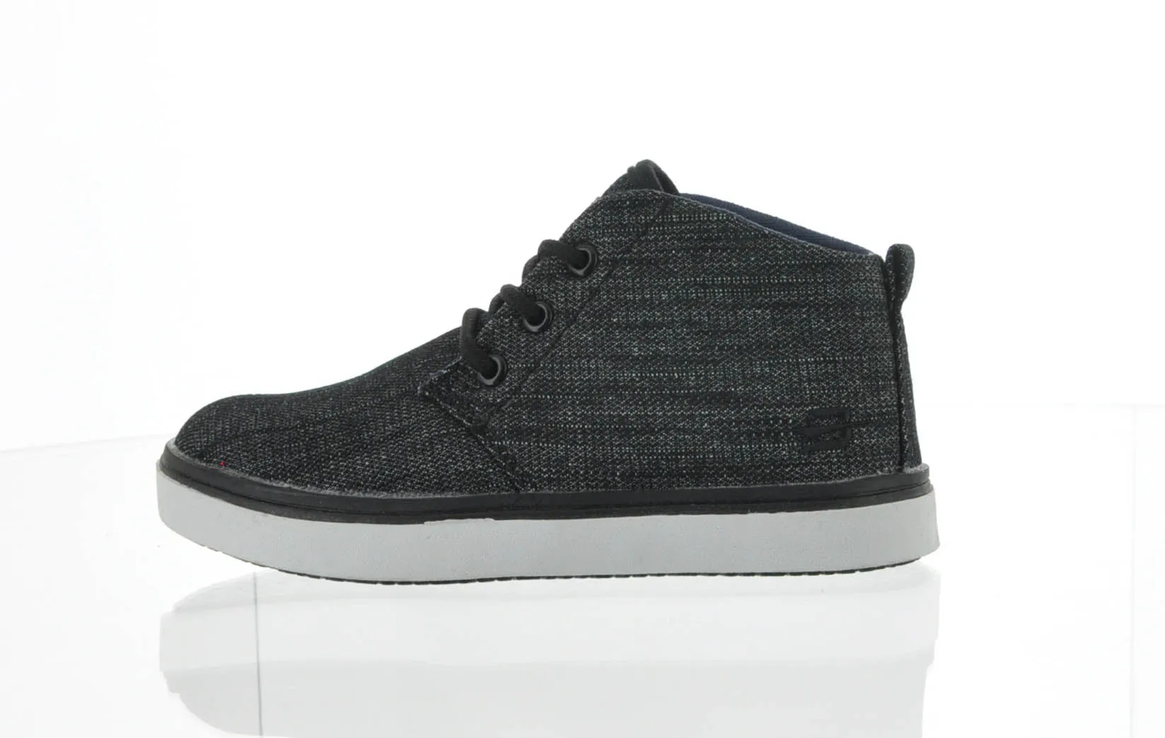 KIDS SHOES BLACK FAB CANVAS 9240K