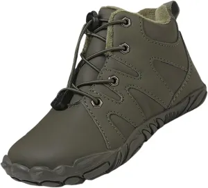Kids Water Proof Barefoot Shoes for Boys Girls Fall Winter Warm uick ry Shoe Toddler Slip on Wide Toe Box Hiking