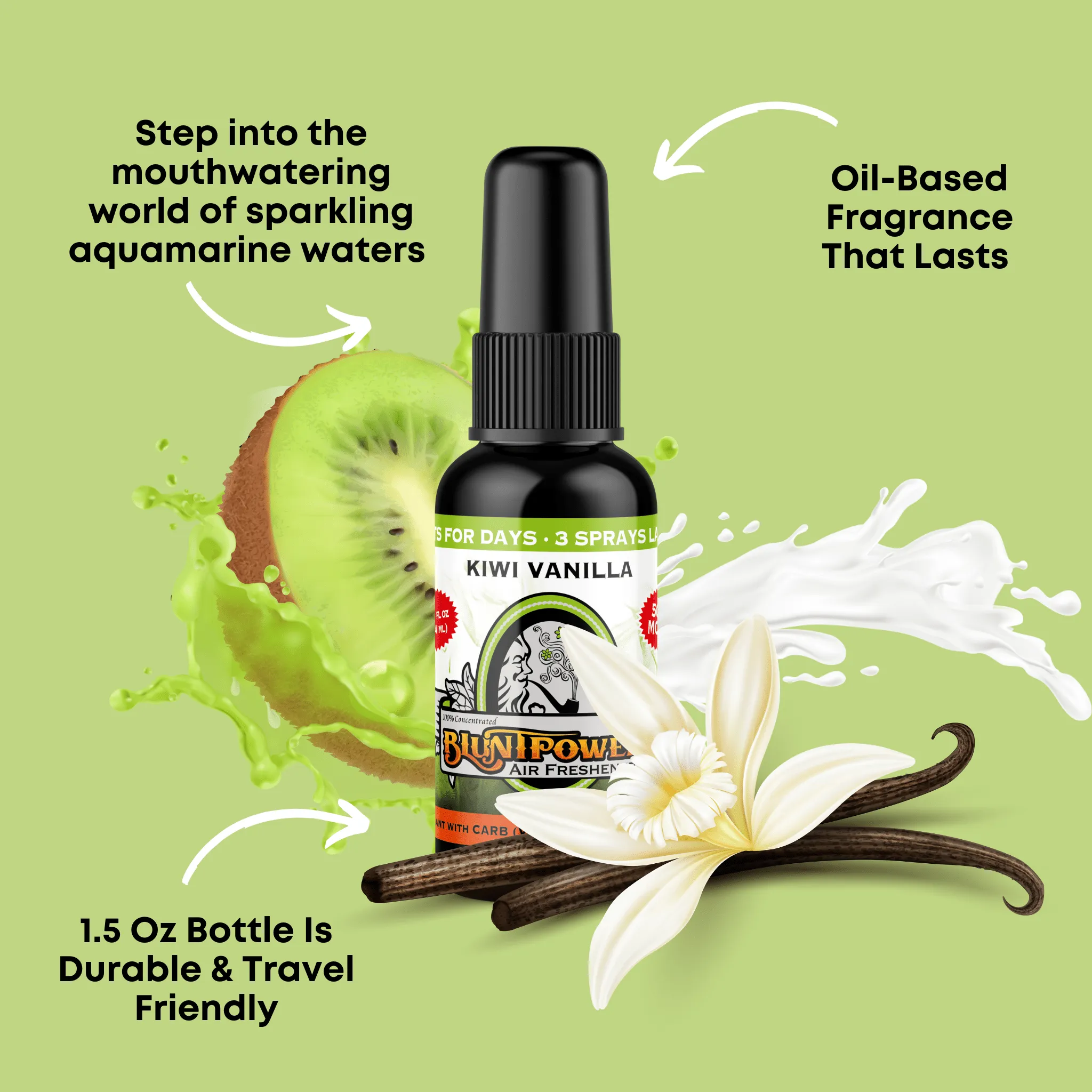 Kiwi Vanilla Air Freshener Spray