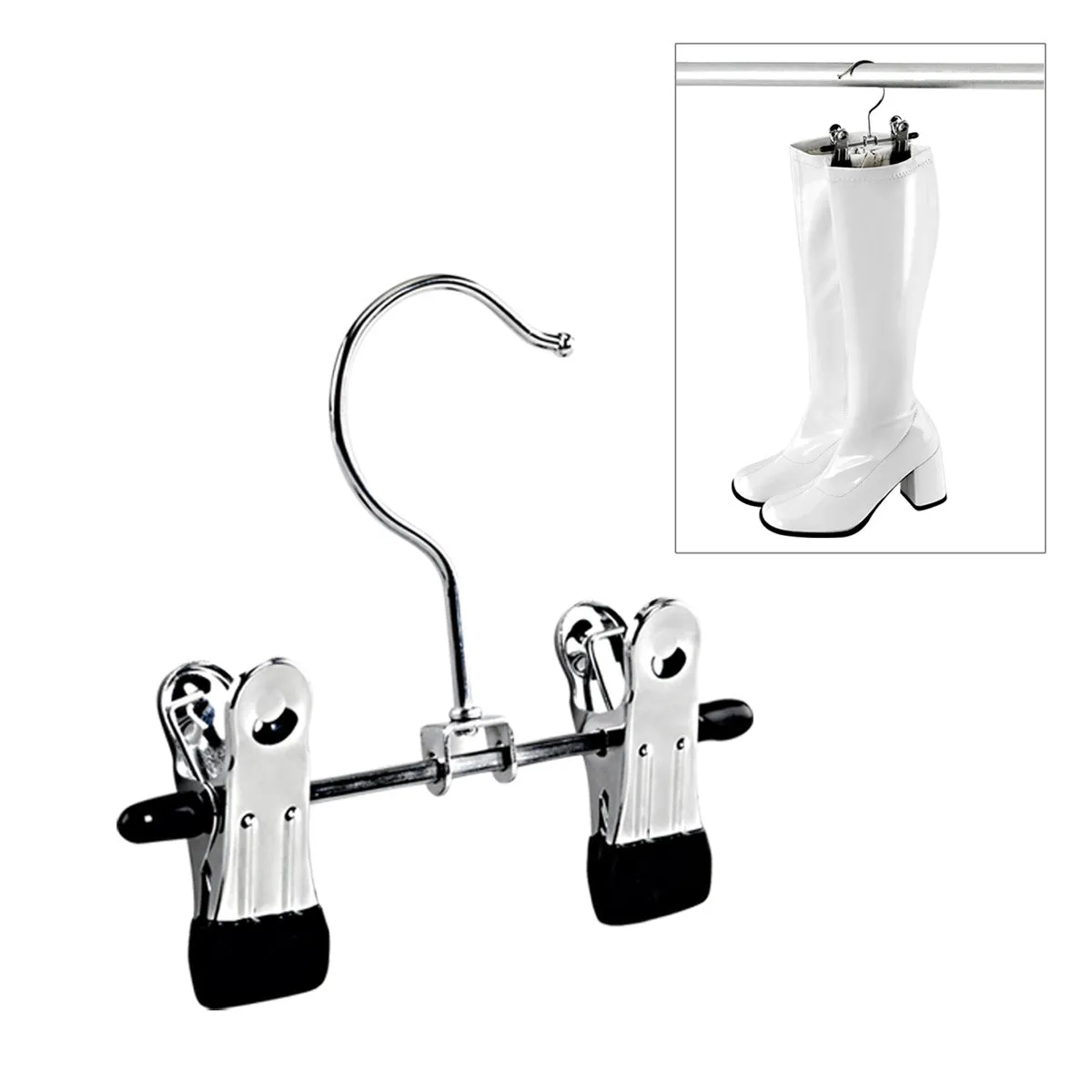 Knee High GoGo Boots with 4-inch Chunky Heel SLICK-100