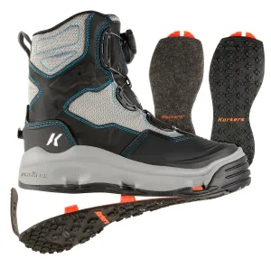 Korkers Women's Darkhorse Wading Boot with Felt & Kling-On Soles