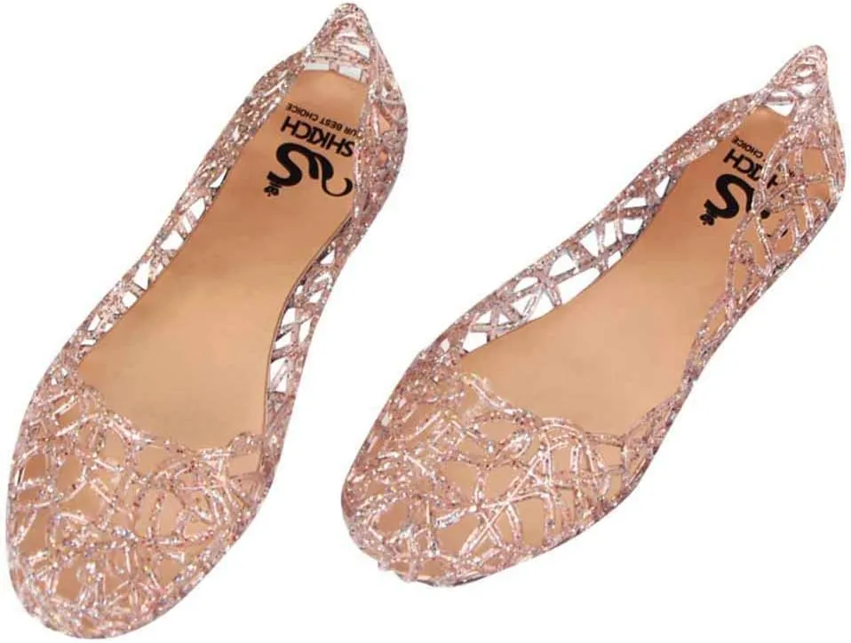 Lace Out Breathable Jelly Pumps Summer Sandals Beach Slip Casual Hollow Women's On Flats Youth Boy Casual Dress Shoe