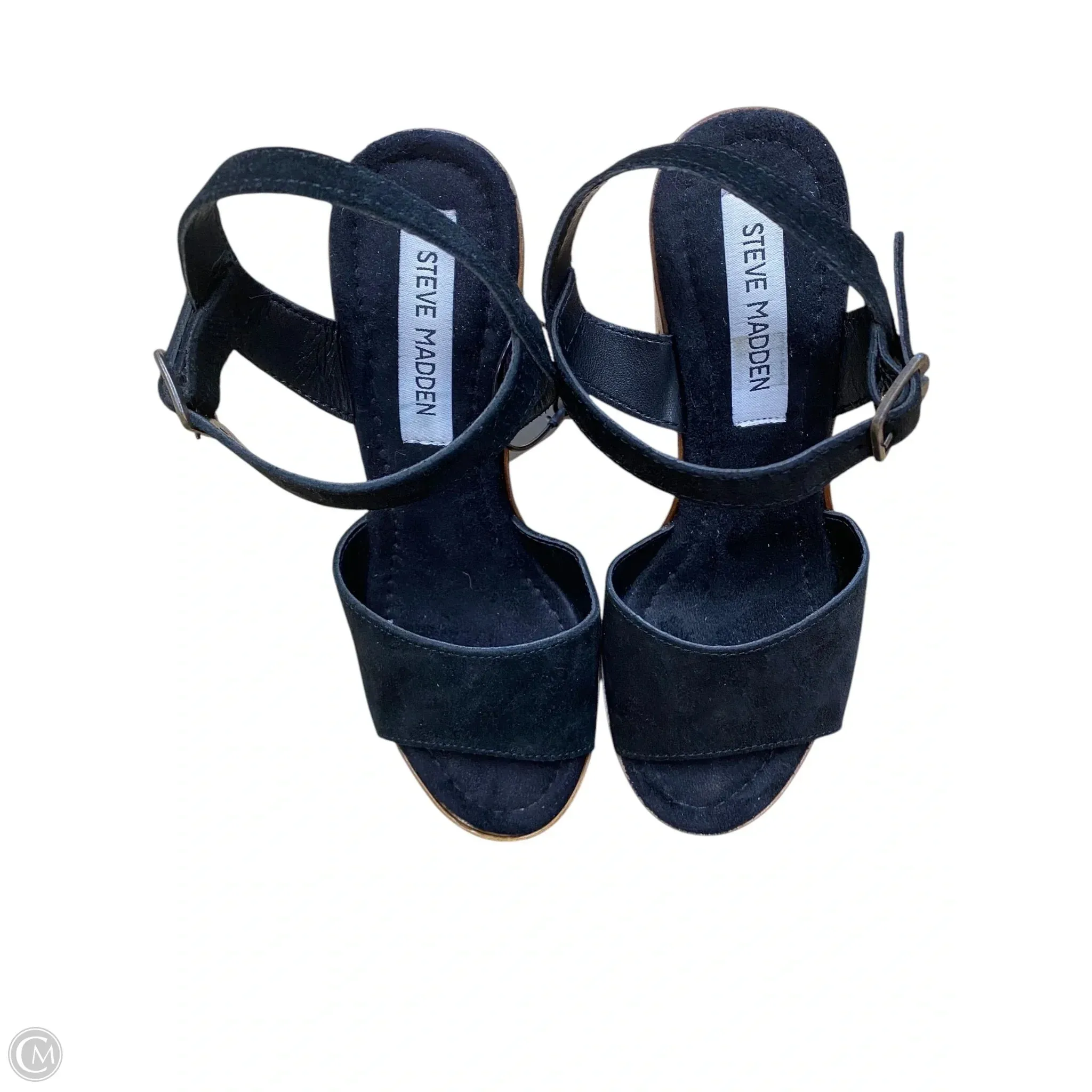 Shoes Heels Block By Steve Madden In Black, Size: 6 Vegan Heels Cozy Heels