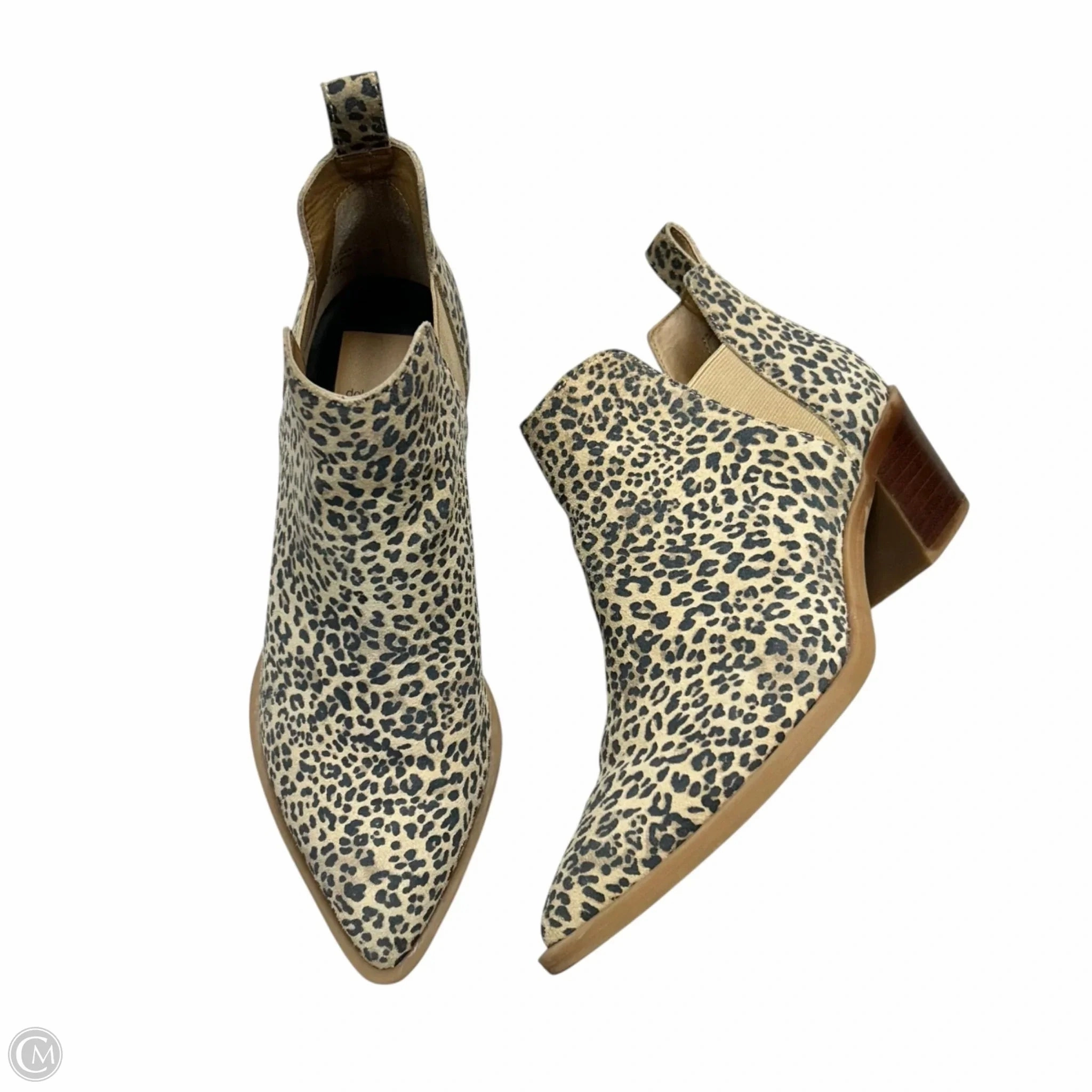 Boots Ankle Heels By Dolce Vita In Leopard Print, Size: 7 Versatile Wear