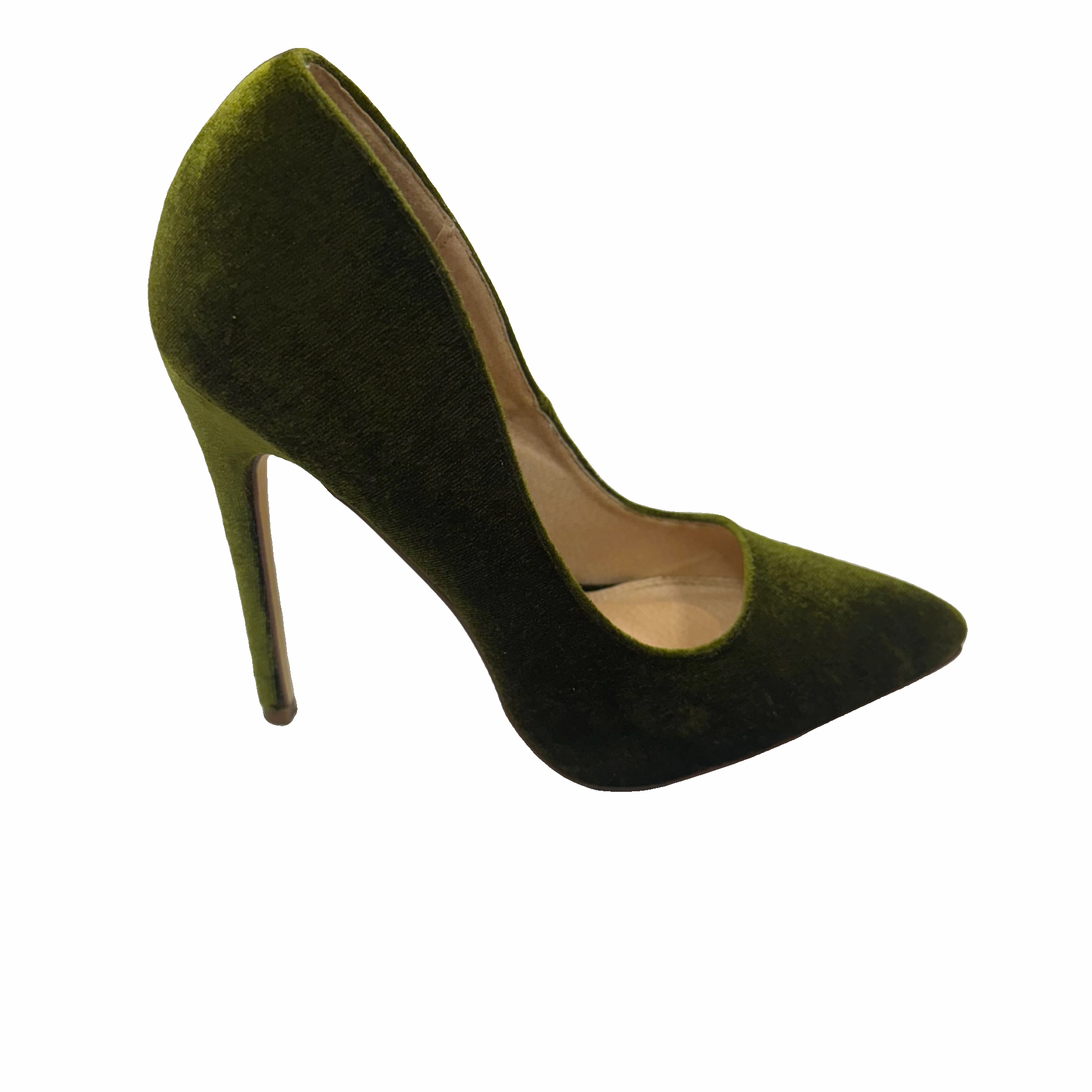 Flexible Shoes Heels Stiletto By Liliana In Green, Size: 7.5