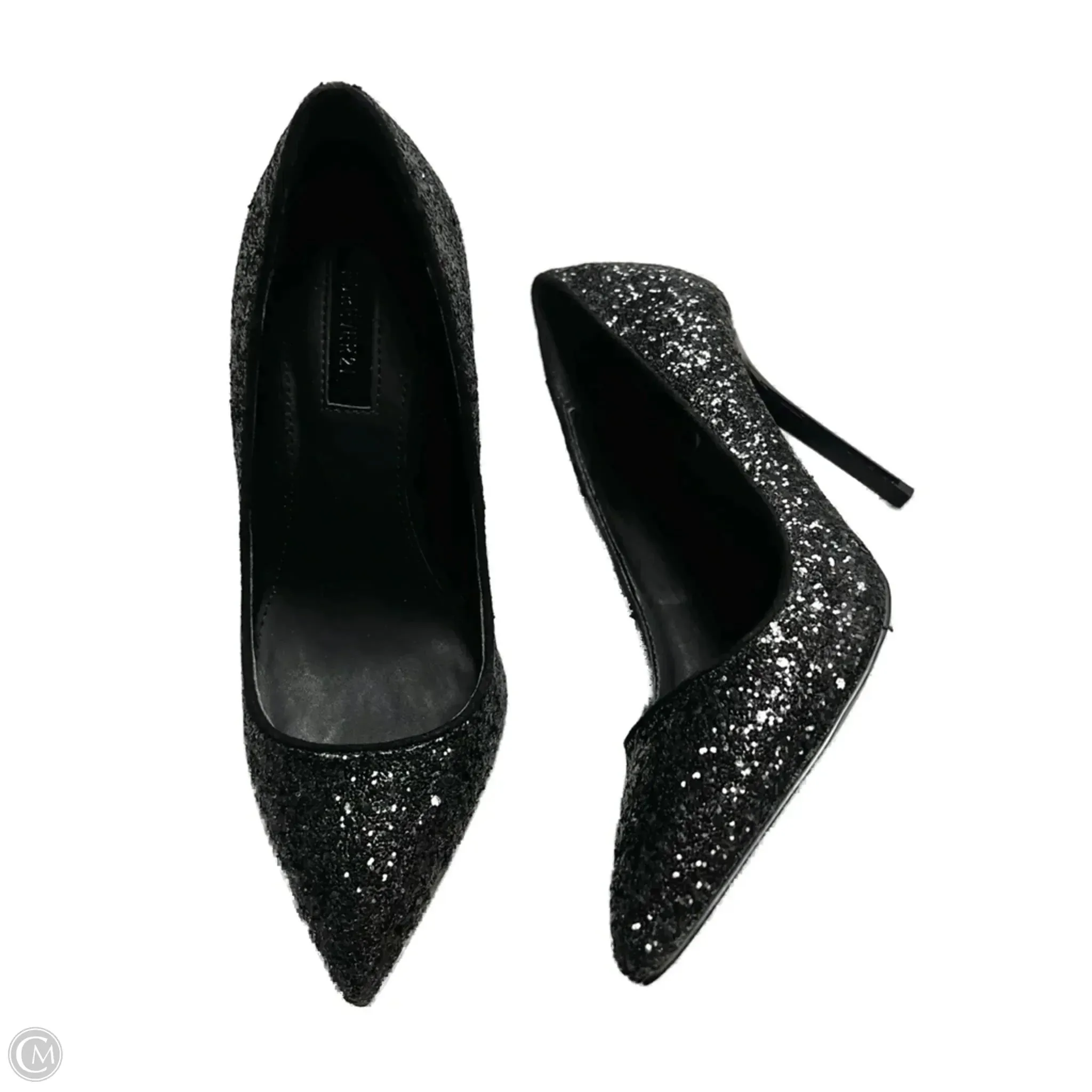 Shoes Heels Stiletto By Forever 21 In Black, Size: 6 Trendy Platform Heels