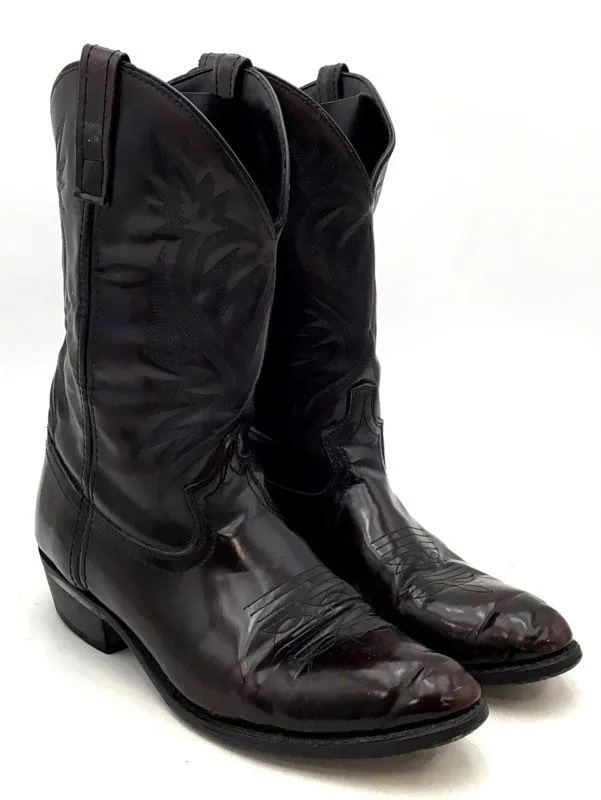 Laredo Men's Black Cowboy Western Boots - Size 11.5D