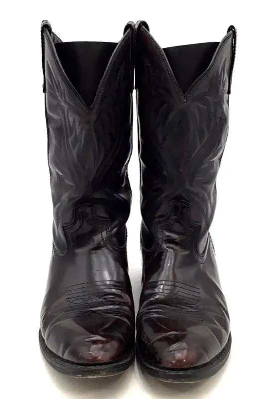 Laredo Men's Black Cowboy Western Boots - Size 11.5D
