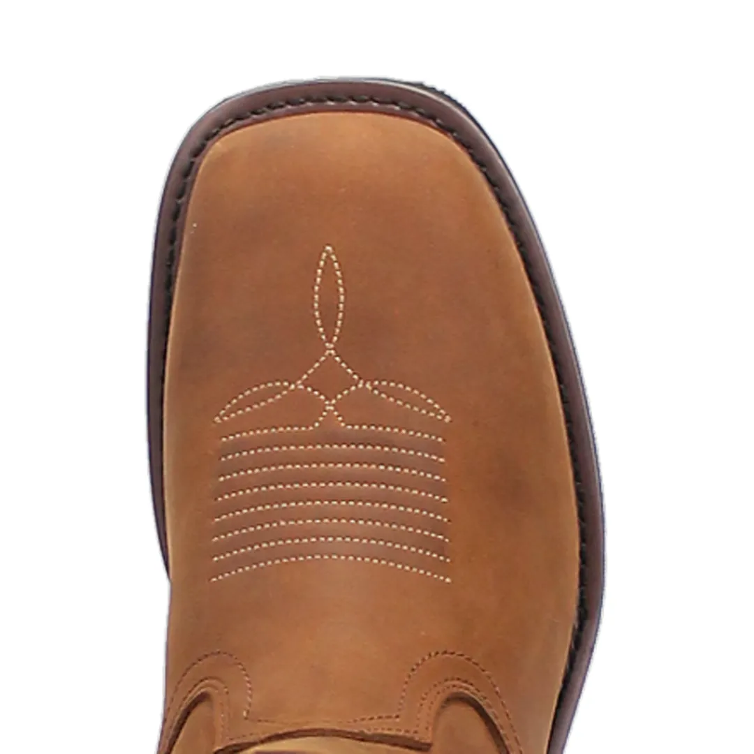 Las Cruces Composite Toe Waterproof Leather Boot - Brown/Brown - DP68693