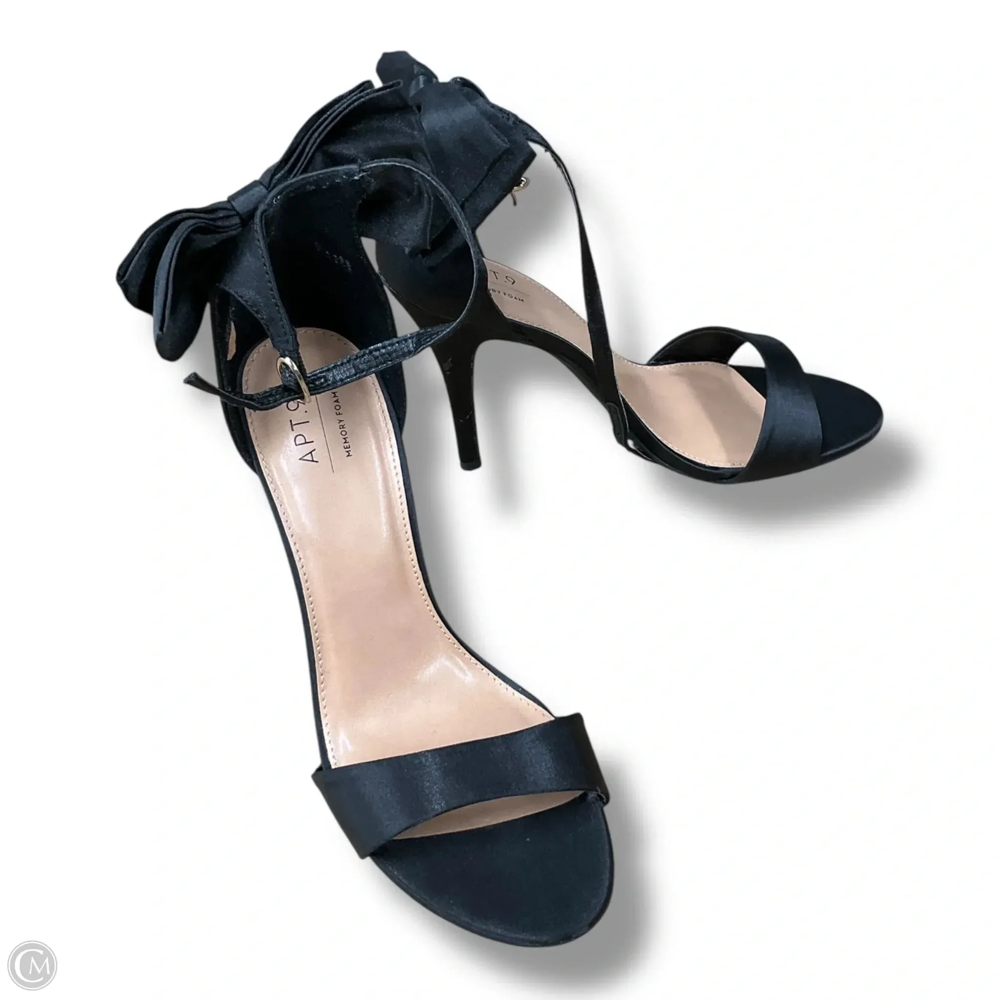Minimal Heels Shoes Heels Stiletto By Apt 9 In Black, Size: 10