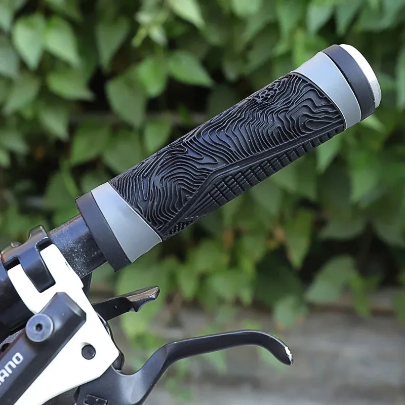 Lebycle Pure Silicone Gel Durable Shock Proof Anti Slip Soft Bicycle Grips for MTB Mountain Bike 22.1mm Handlebar