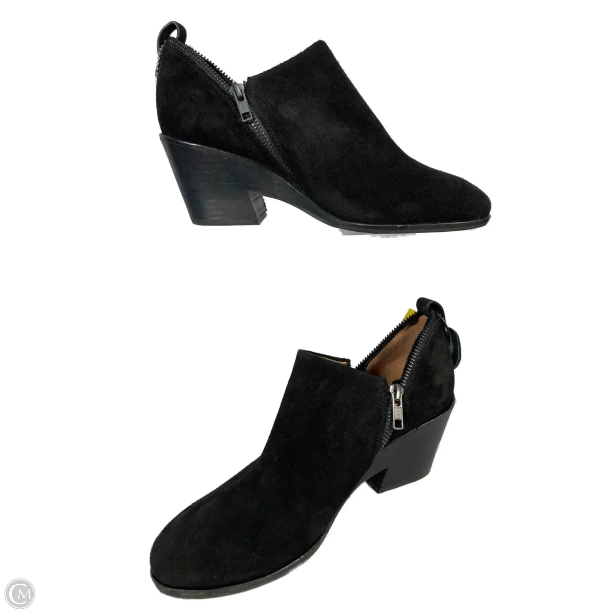 Shoes Heels Block By Gentle Souls In Black, Size: 8 Subtle Shine Block Heel