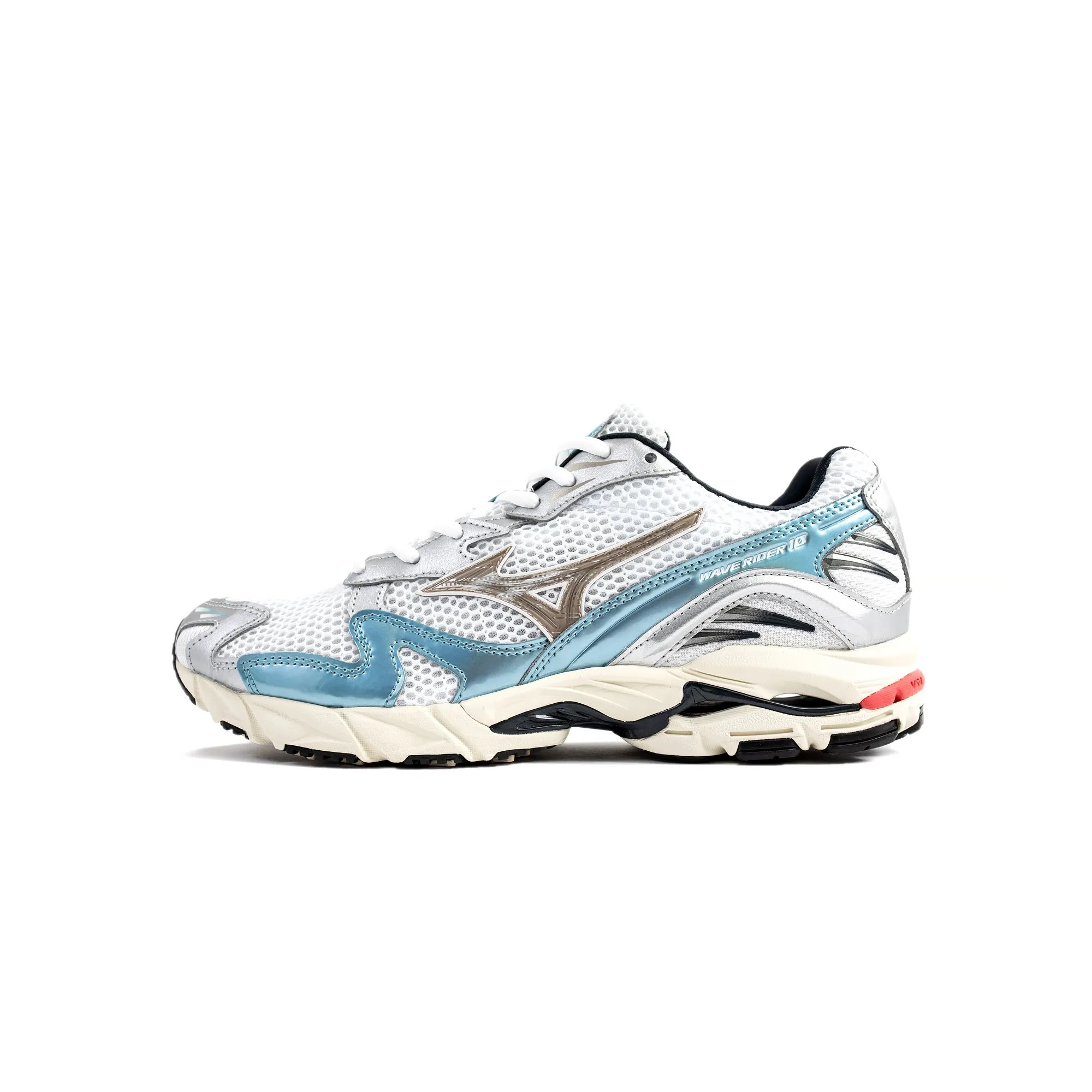 elevated - heel - feature shoes running in university tracks shoes Mizuno Mens Wave Rider 10 Shoes