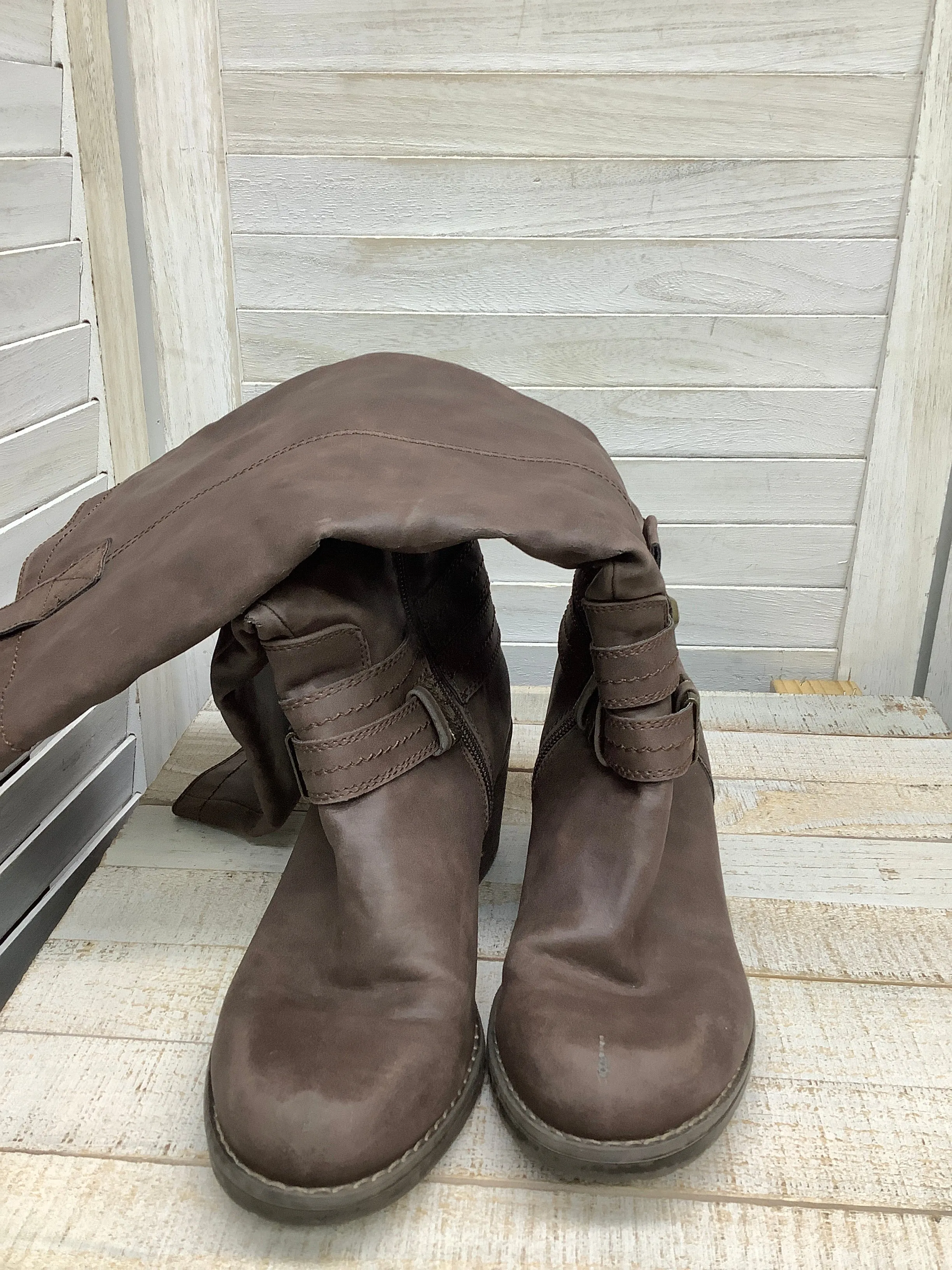 Functional Style Boots Mid-calf Heels By Limelight  Size: 7