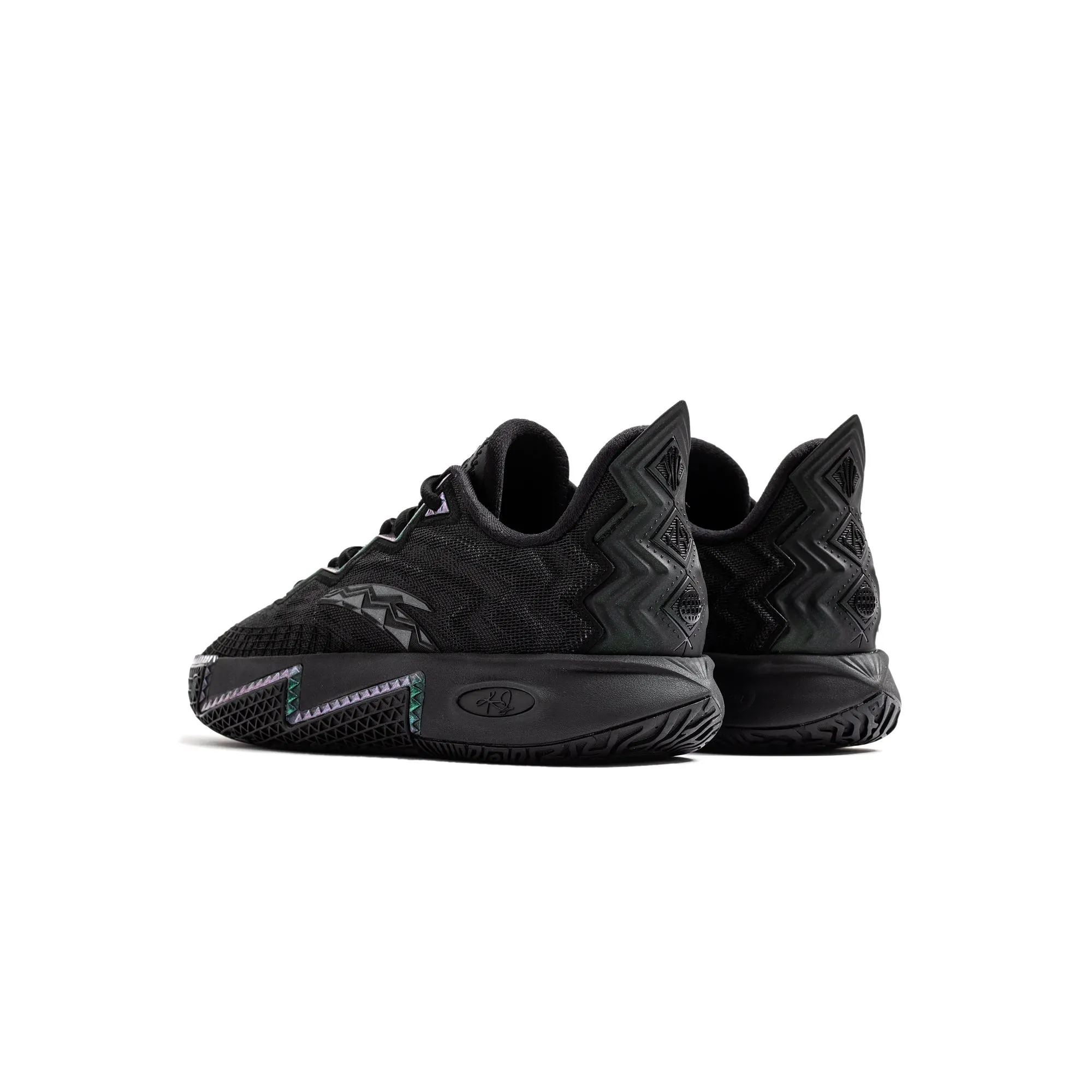 Pavement - running Compression Knit Anta Mens Kai 2 Triple Black Shoes