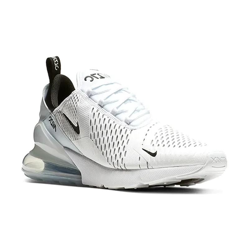 Men's Air Max 270 White/Black/White Comfortable foot wrap Impact Dispersing Technology