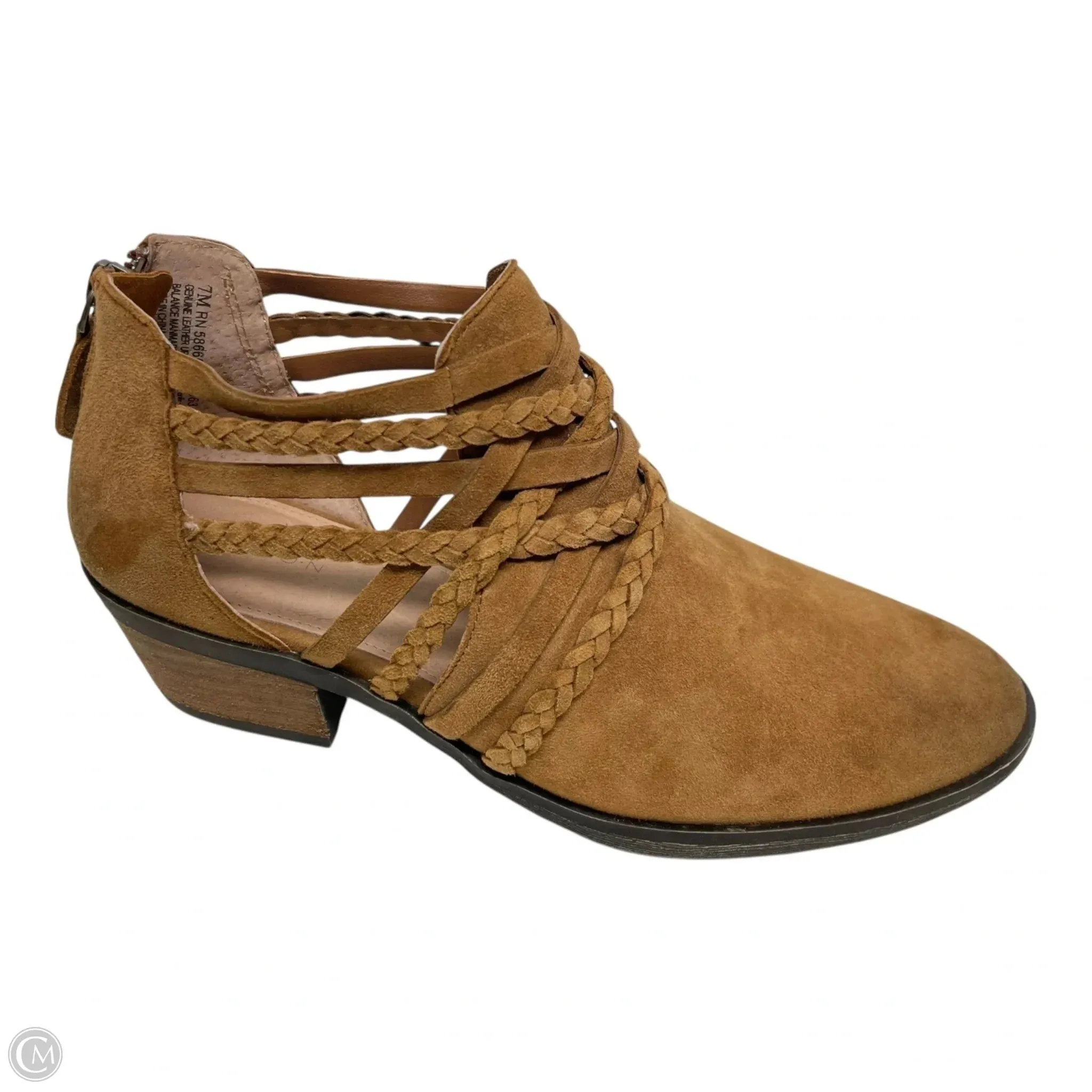 Shoes Heels Block By Caslon In Tan, Size: 7 Padded Tongue