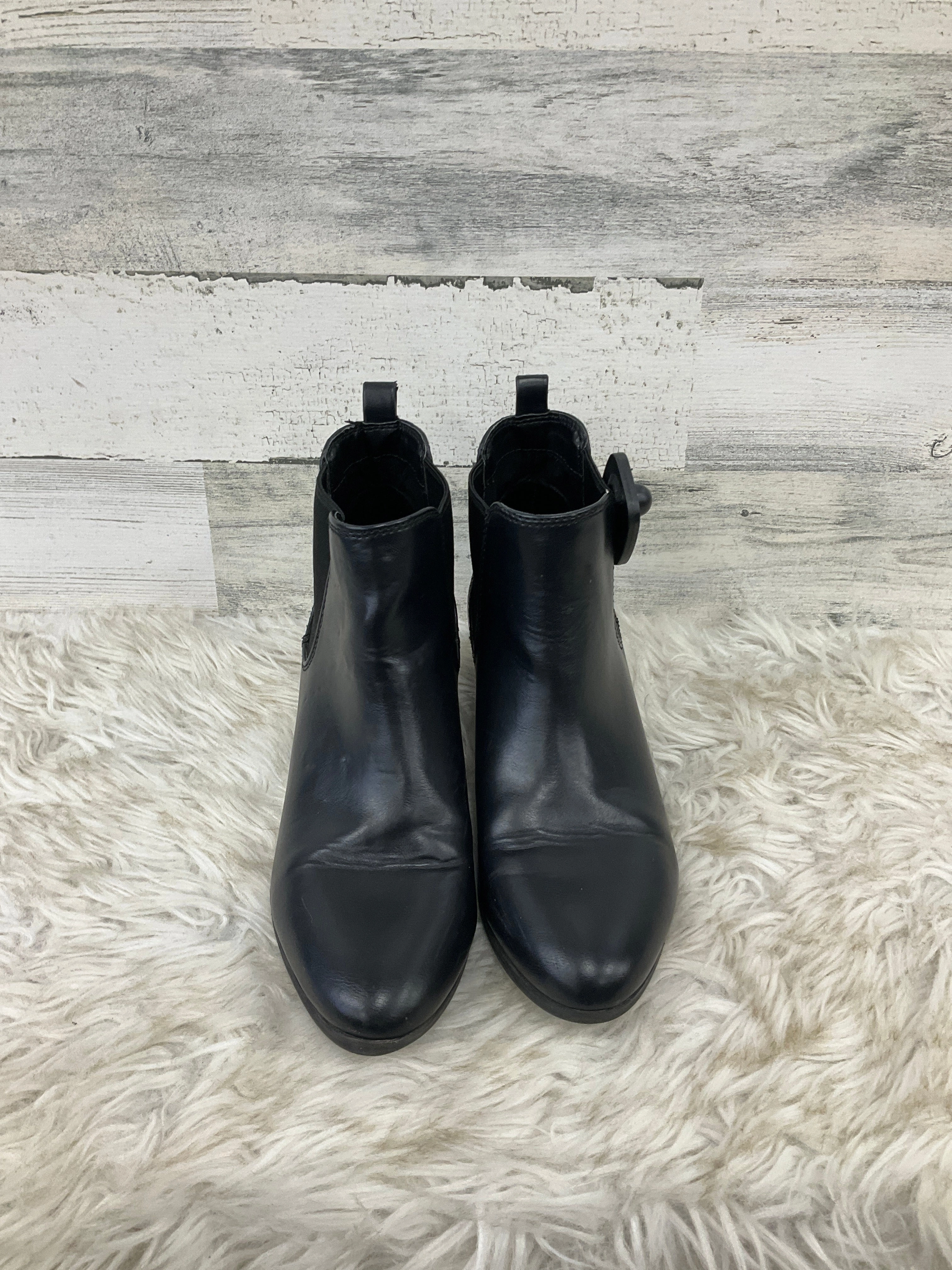 Boots Ankle Heels By Clothes Mentor In Black, Size: 8.5 Anti-static Ice Road