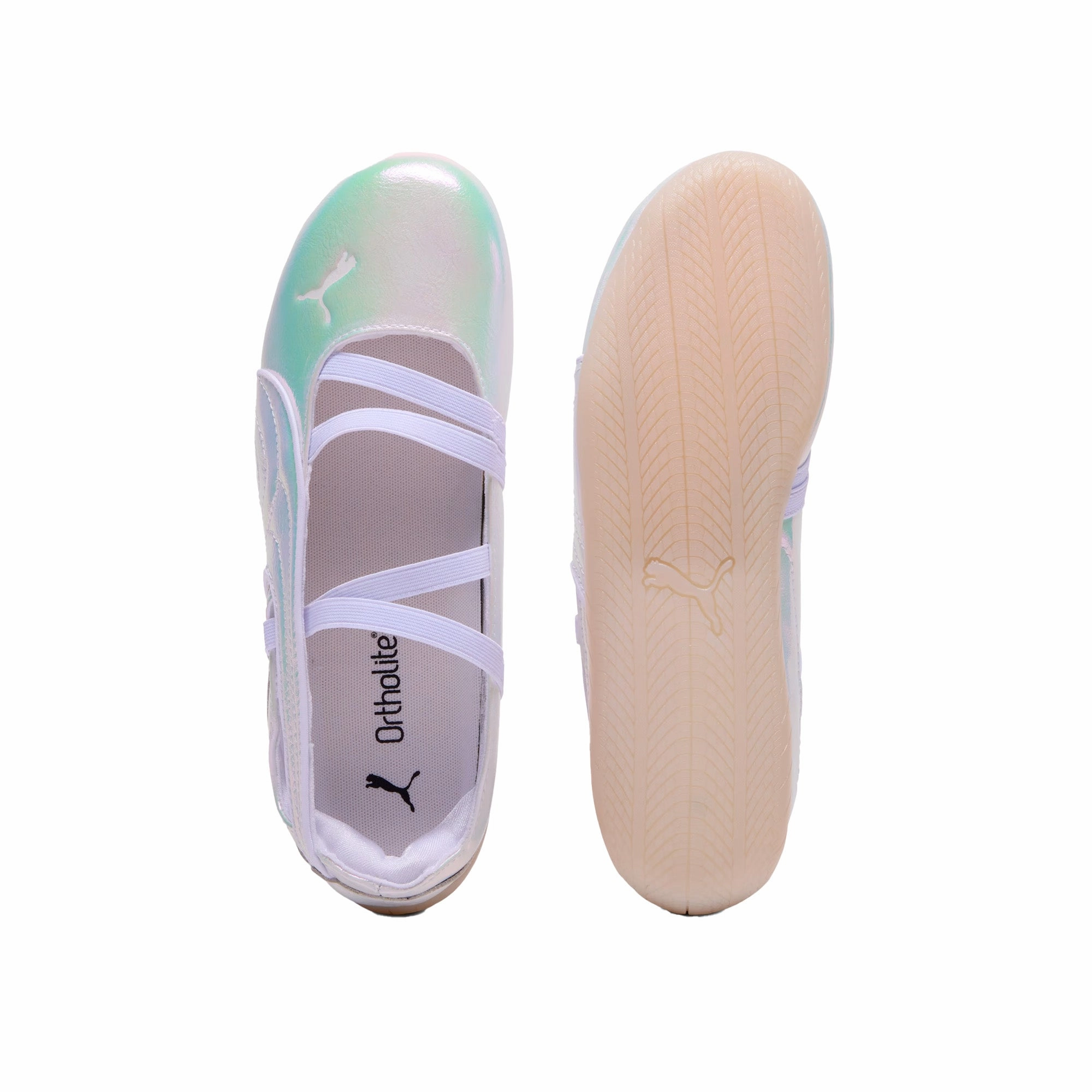 Puma Womens Speedcat Ballet Pearlized Shoes Adaptive Airflow Channels Versatile Performance.