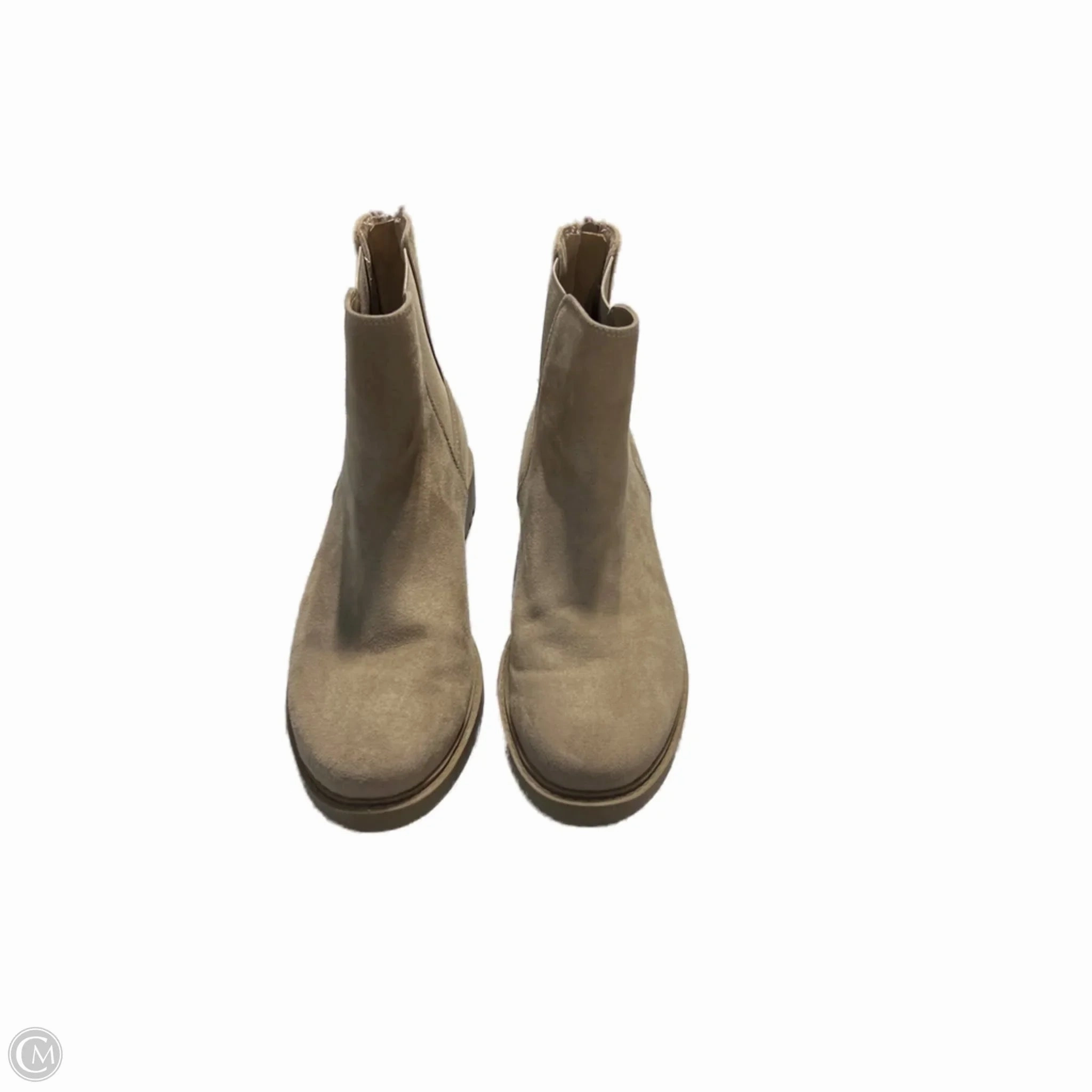 Boots Ankle Flats By Esprit In Tan, Size: 8 Comfortable compression