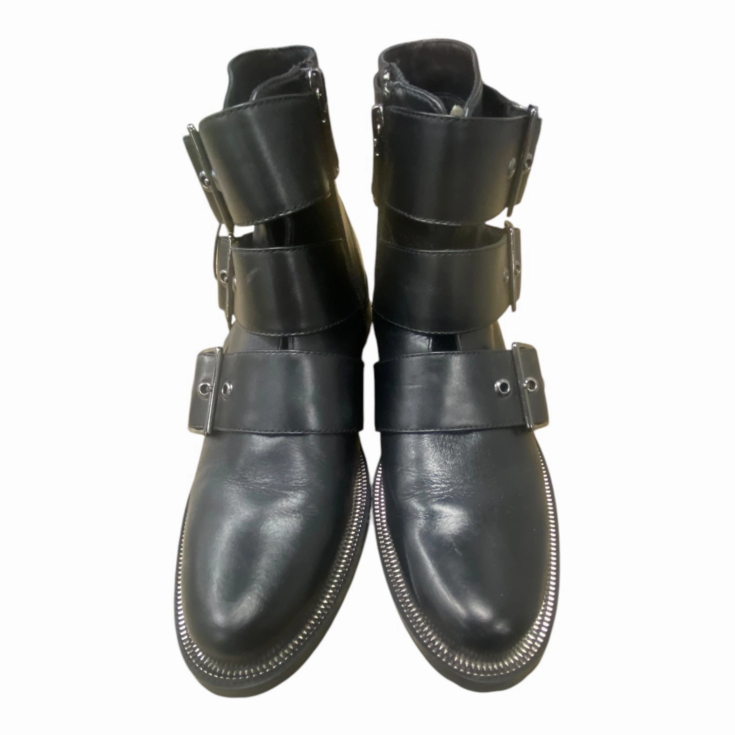 Neutral Finish Extreme Grip Boots Ankle Heels By Blondo In Black, Size: 7
