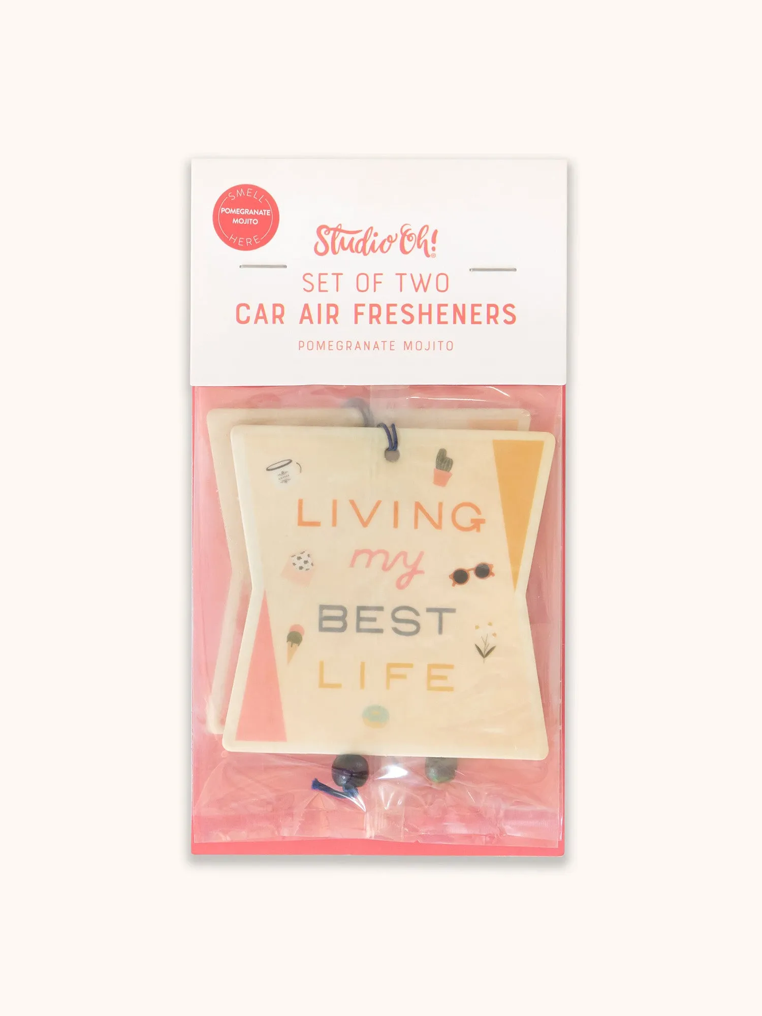 Living My Best Life Car Air Freshener
