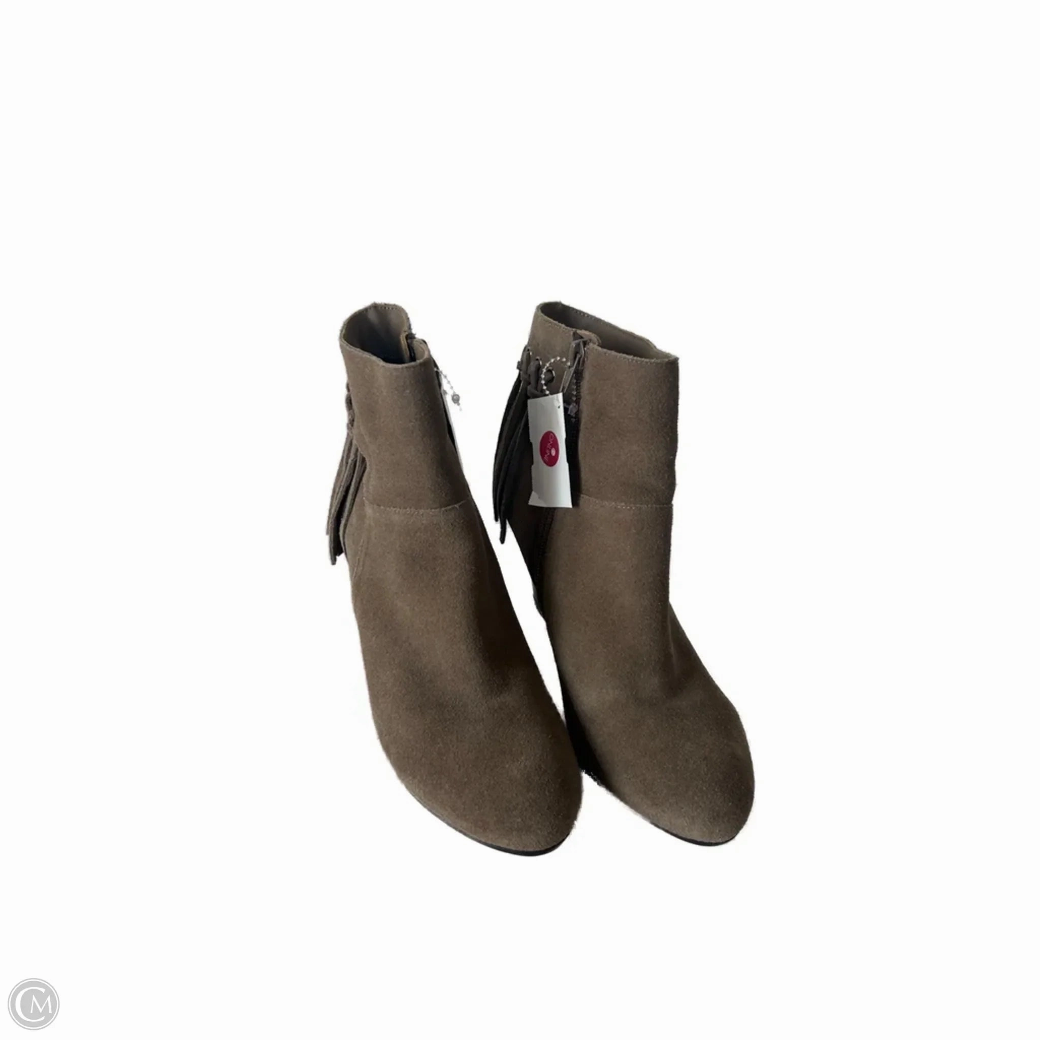 Slip Resistant Remote Hiking Comfortable Posture Boots Ankle Heels By Vaneli In Brown, Size: 7