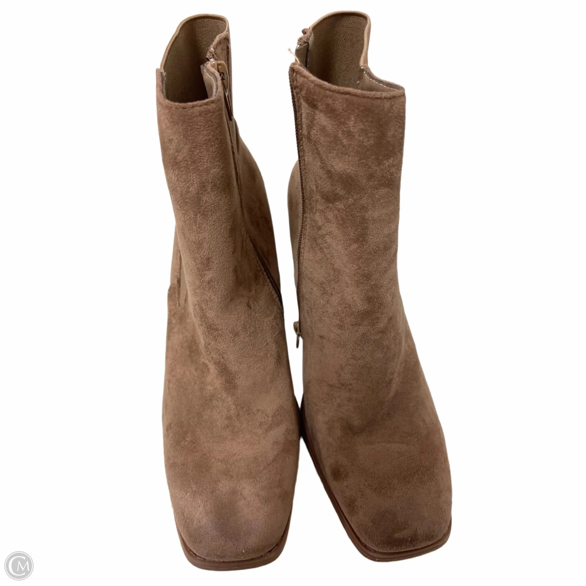 Outdoor Tested Boots Ankle Heels By Pierre Dumas In Tan, Size: 9