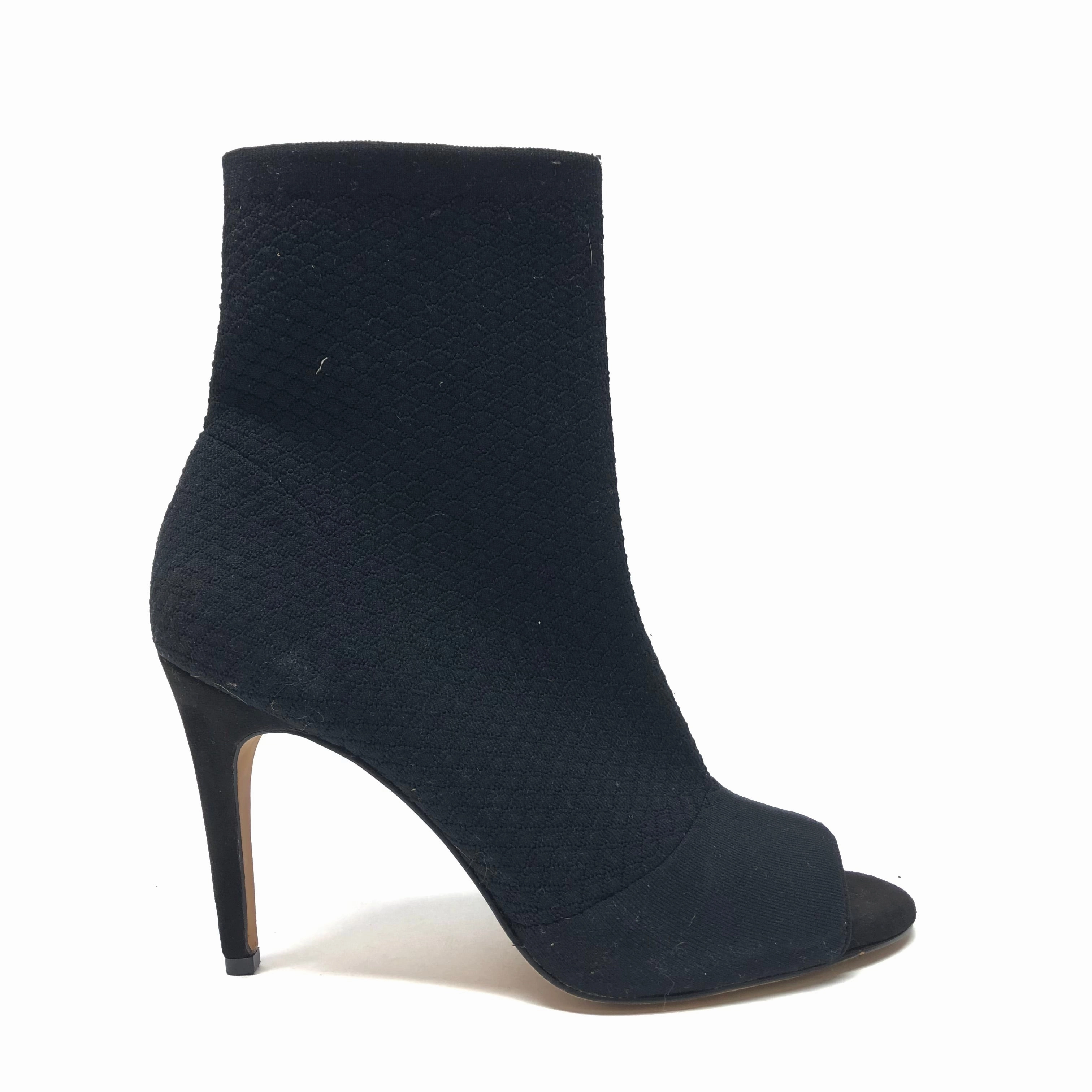 Boots Ankle Heels By Inc In Black, Size: 8 Cold   Resistant LaceUp