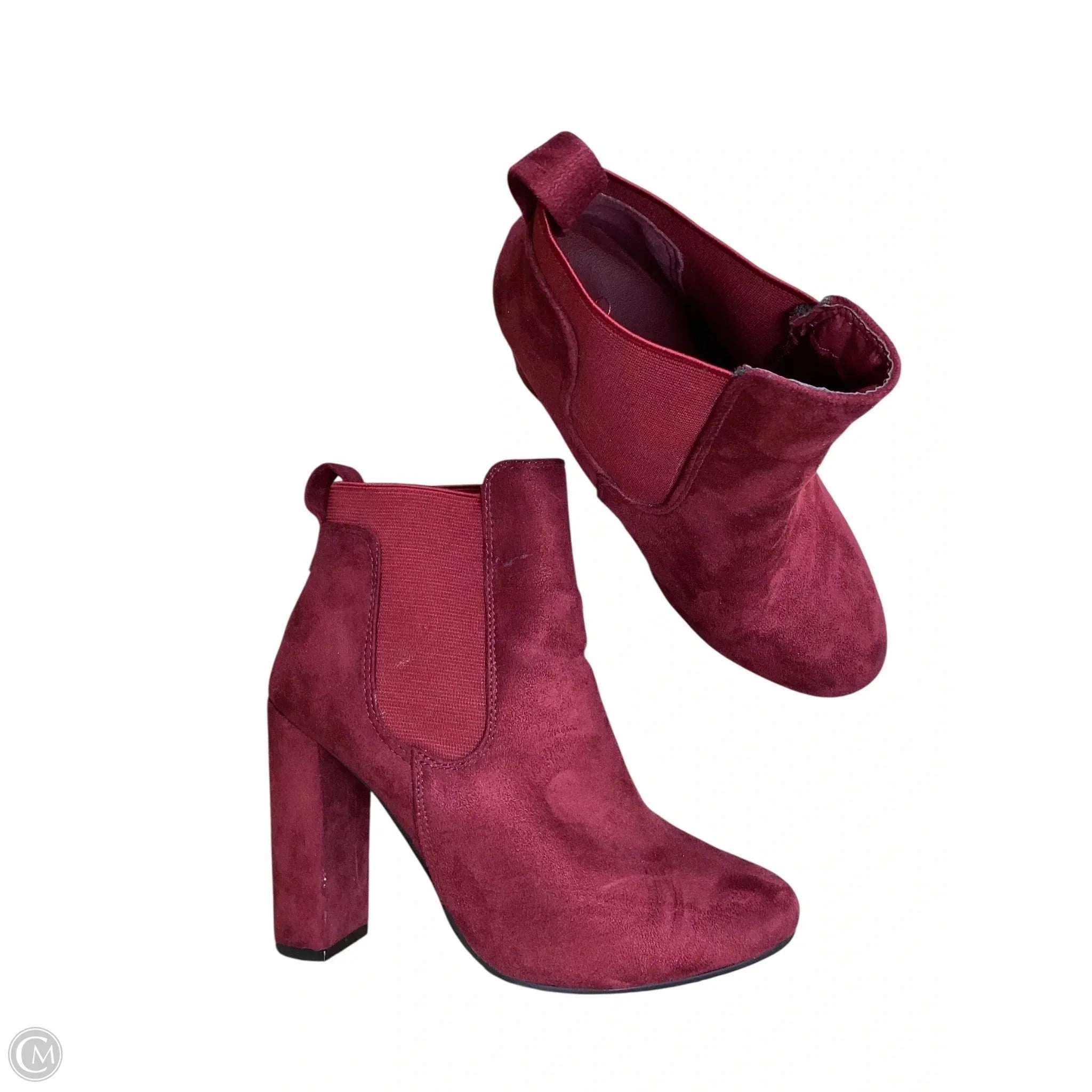 Boots Ankle Heels By Clothes Mentor In Red, Size: 6 Rugged Built Cold Climate Protective Finish Snow Trekker
