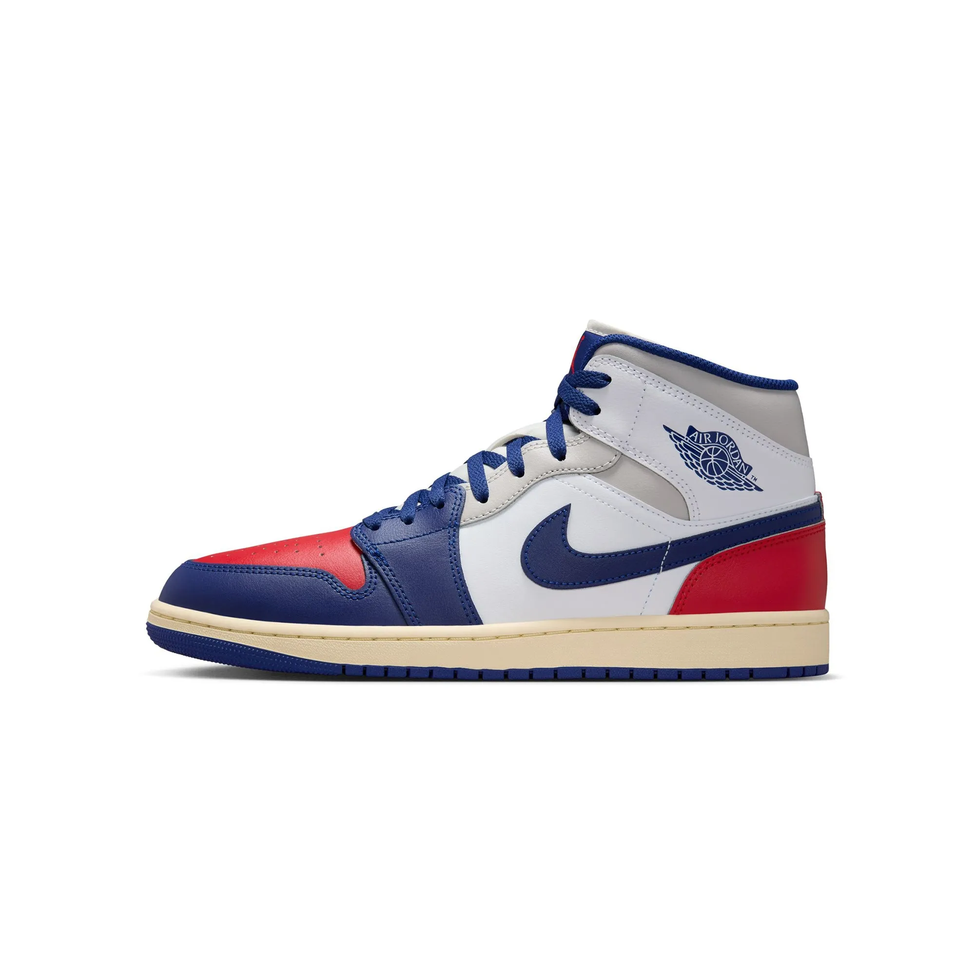 Air Jordan 1 Mens Mid Shoes wide widths