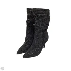 Boots Mid-calf Heels By Thalia Sodi In Black, Size: 9 Walk in Style
