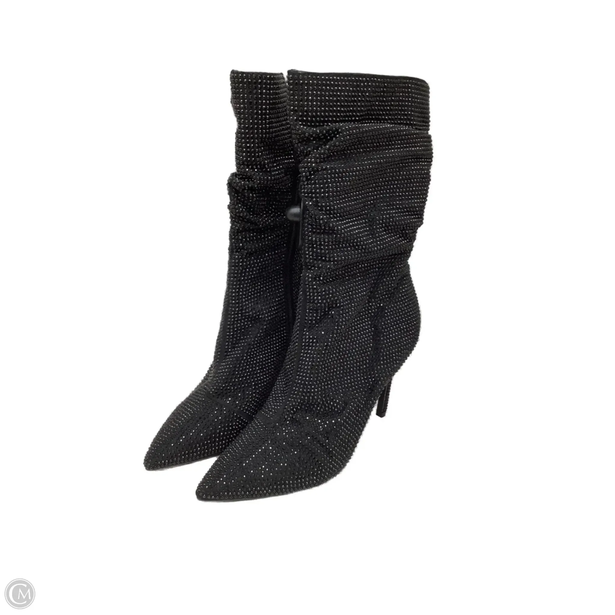 Boots Mid-calf Heels By Thalia Sodi In Black, Size: 9 Walk in Style