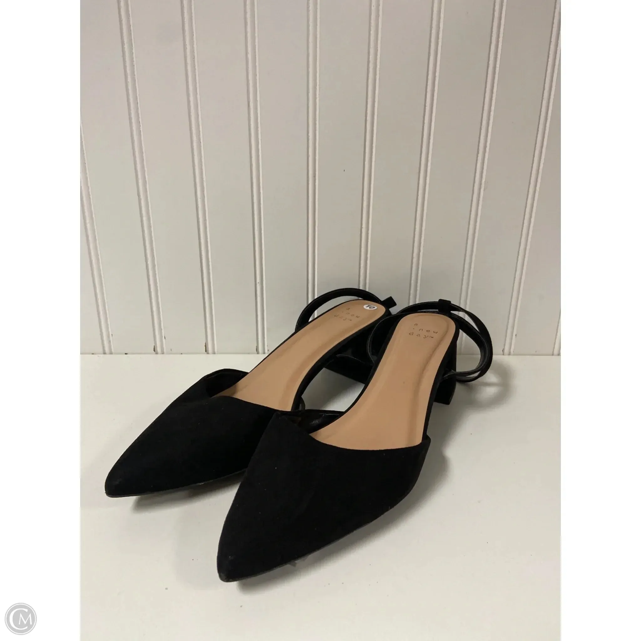 Shoes Heels Block By A New Day In Black, Size: 10 Traction pattern