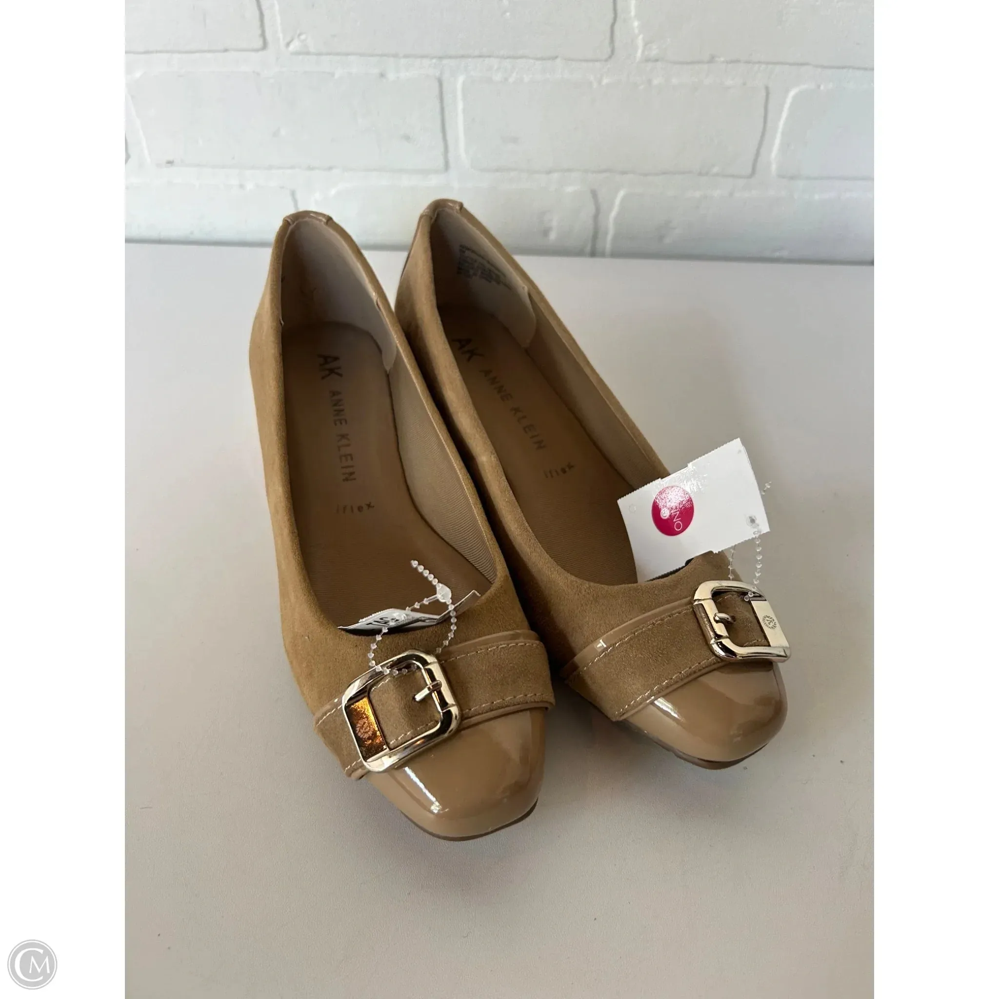 Shoes Heels Block By Anne Klein In Tan, Size: 8 Casual Office Heels