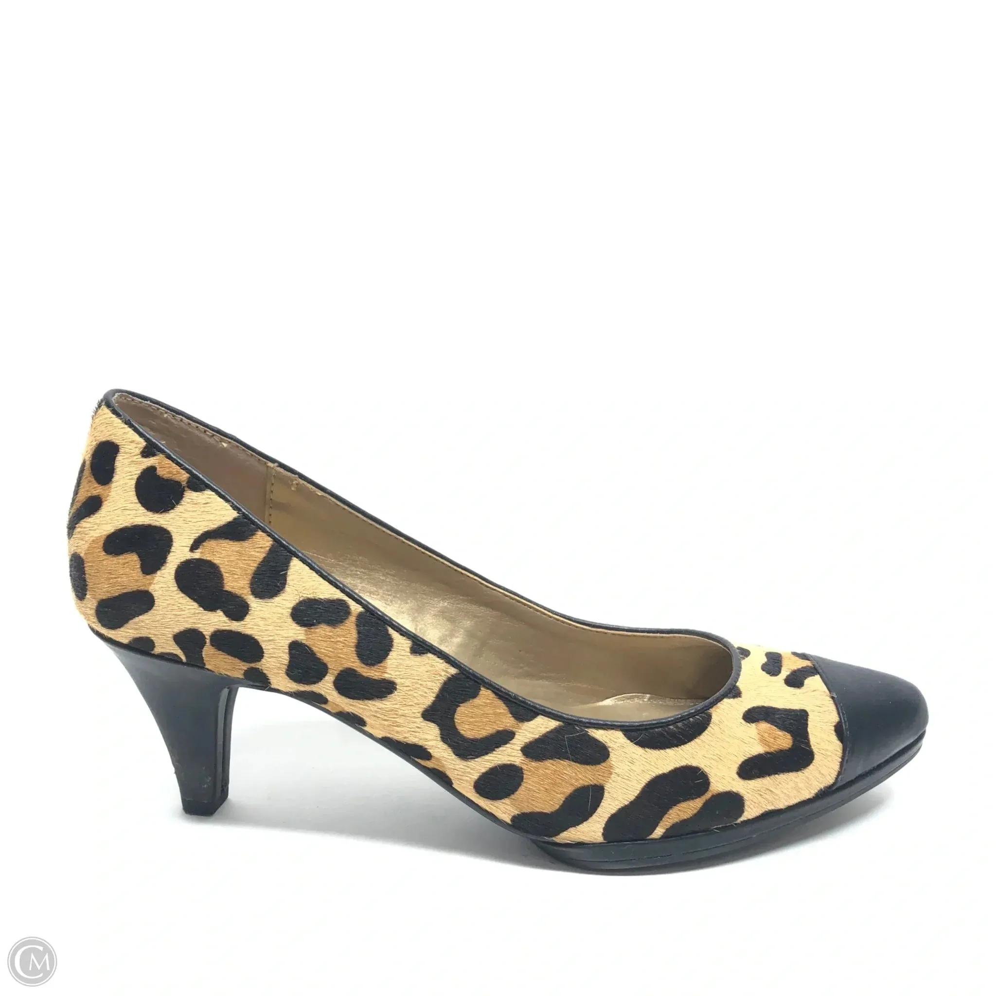 Shoes Heels Block By Me Too In Animal Print, Size: 9 Chic Designer Heels Elegant Sandals