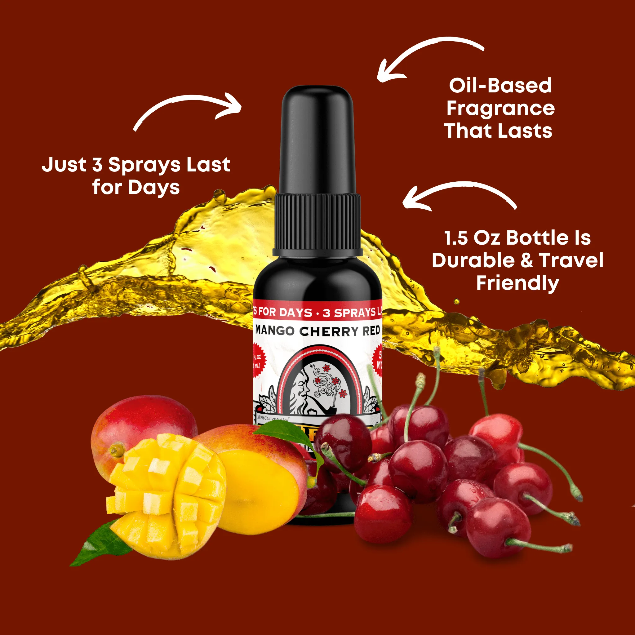 Mango Cherry Red Air Freshener Spray