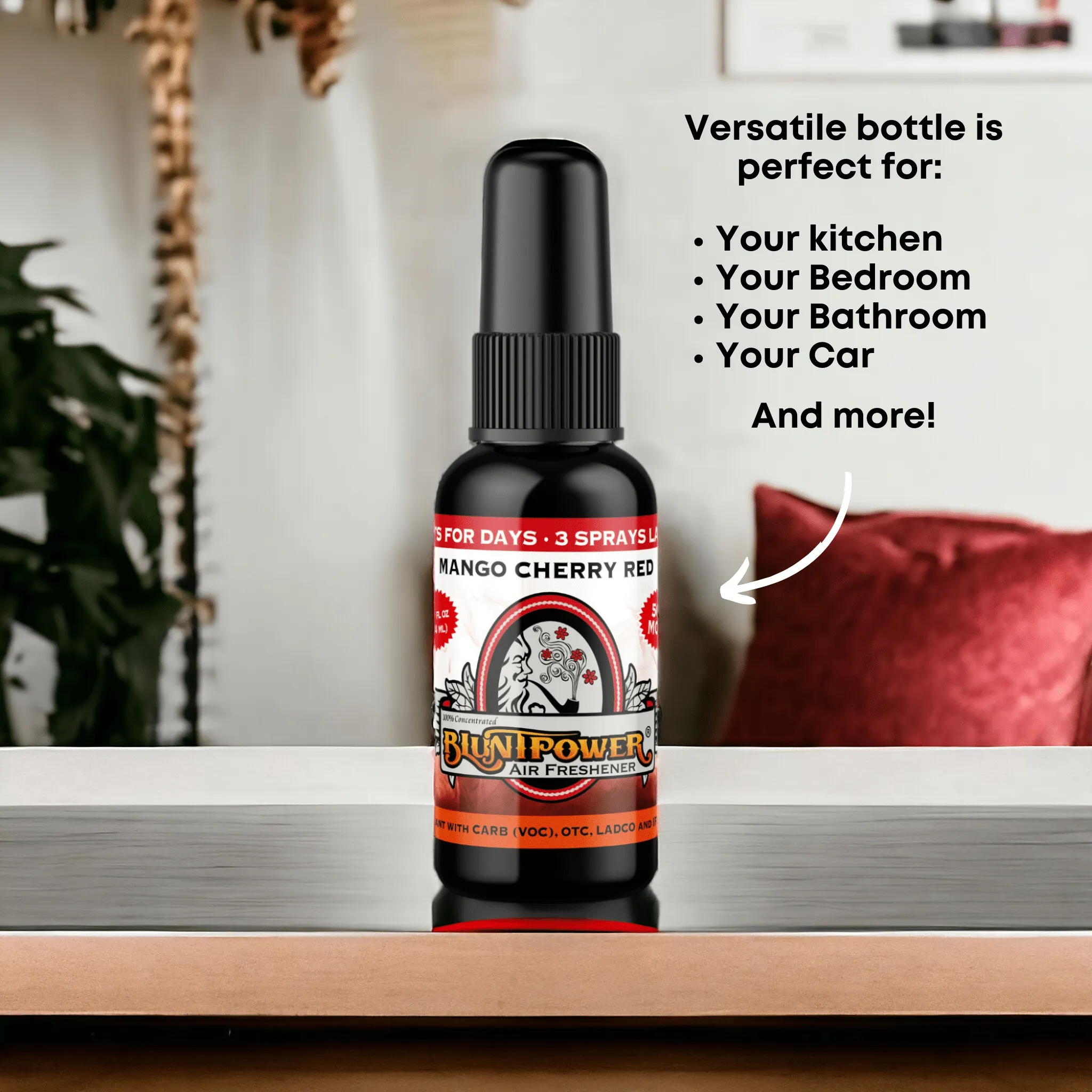 Mango Cherry Red Air Freshener Spray