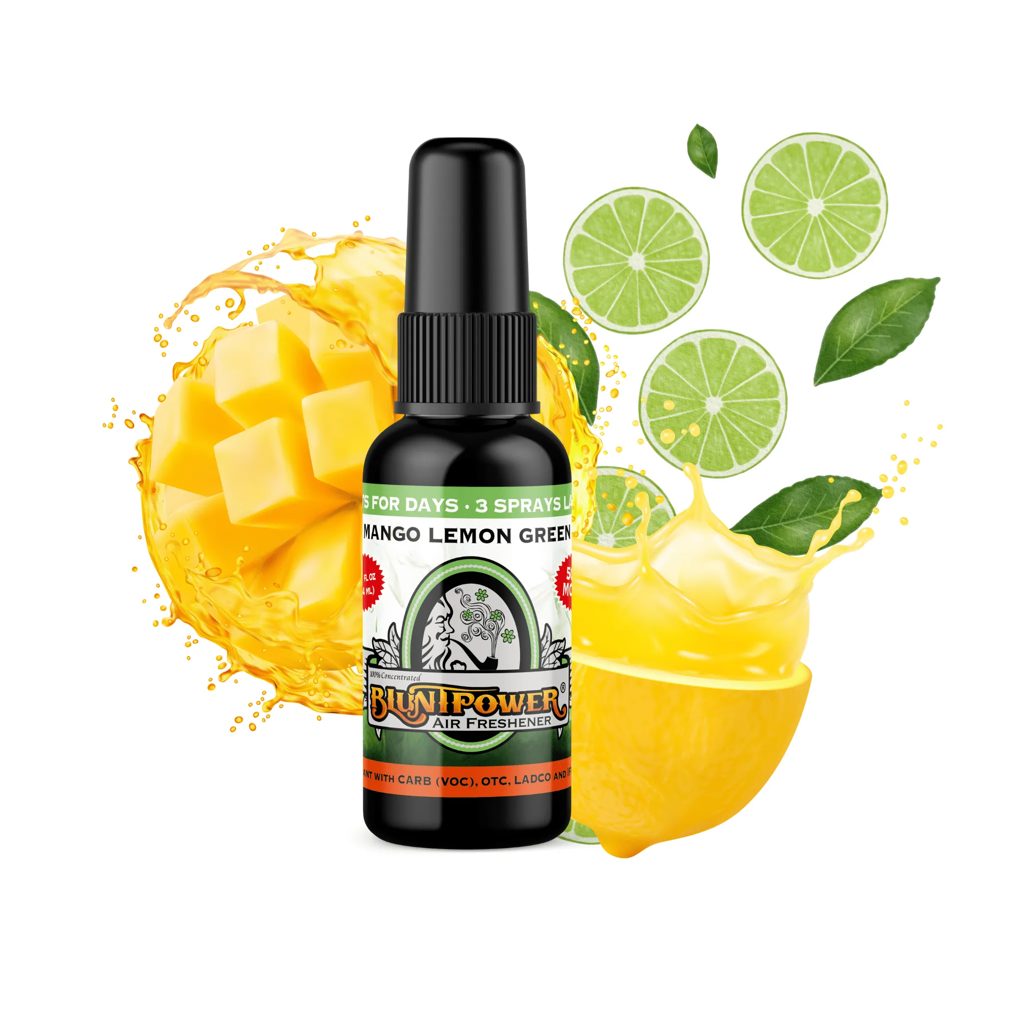 Mango Lemon Green Air Freshener Spray