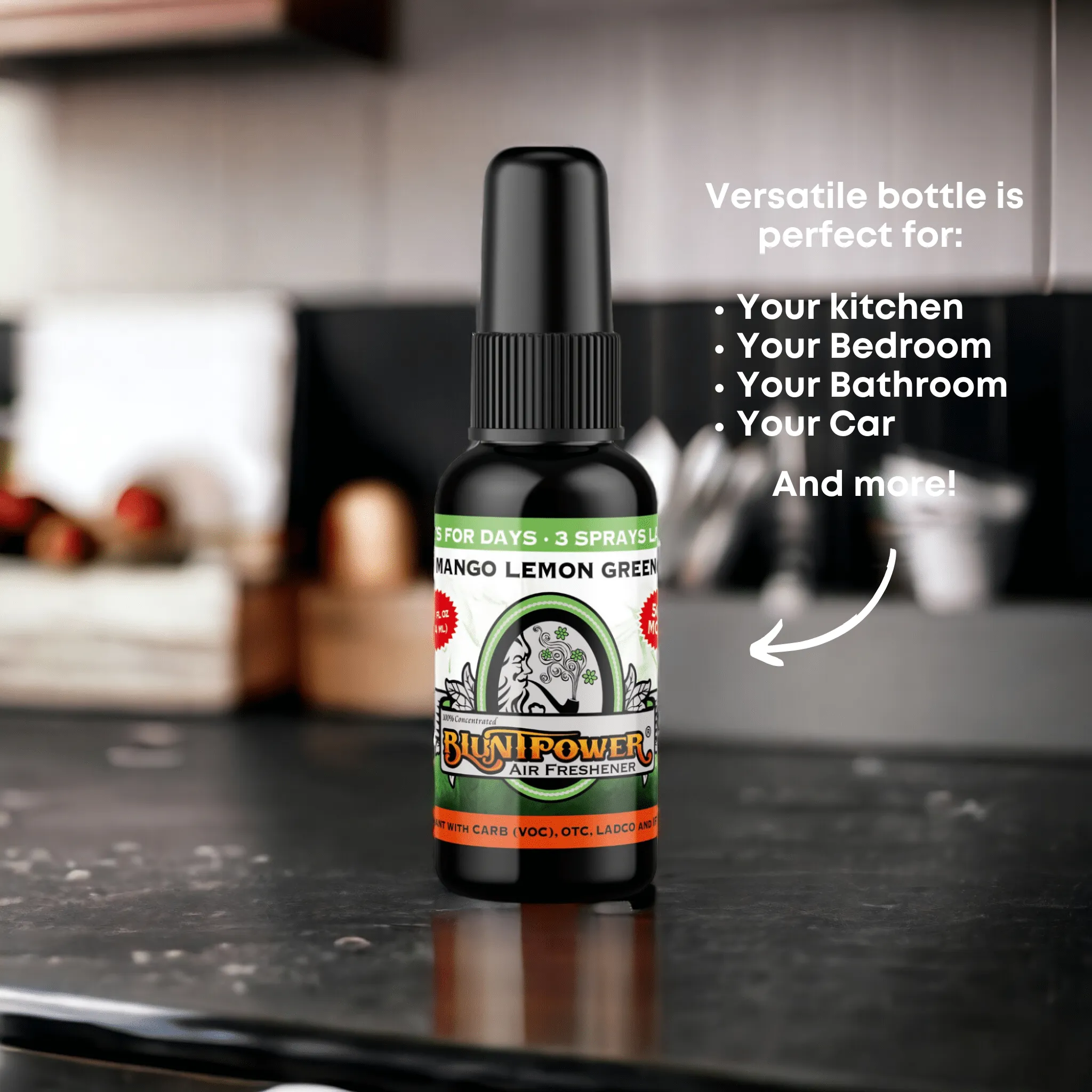 Mango Lemon Green Air Freshener Spray