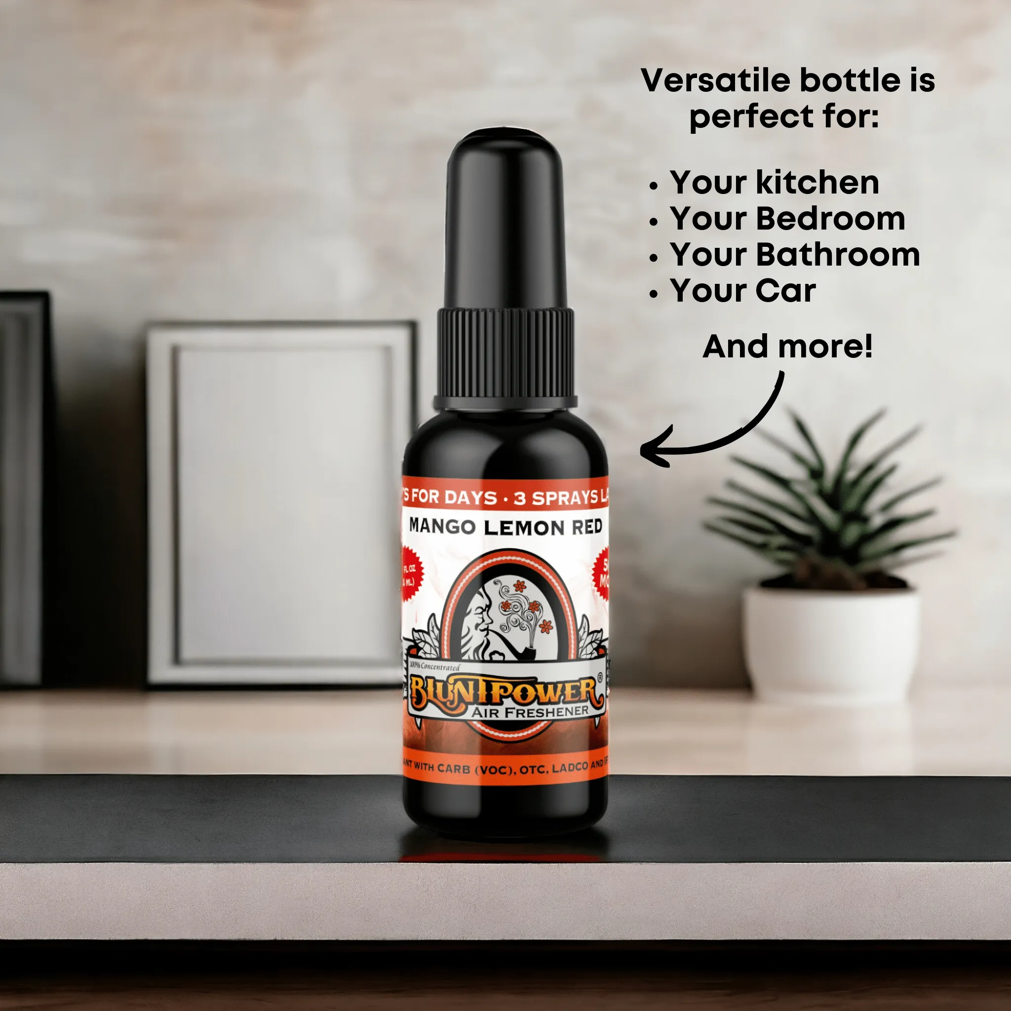 Mango Lemon Red Air Freshener Spray