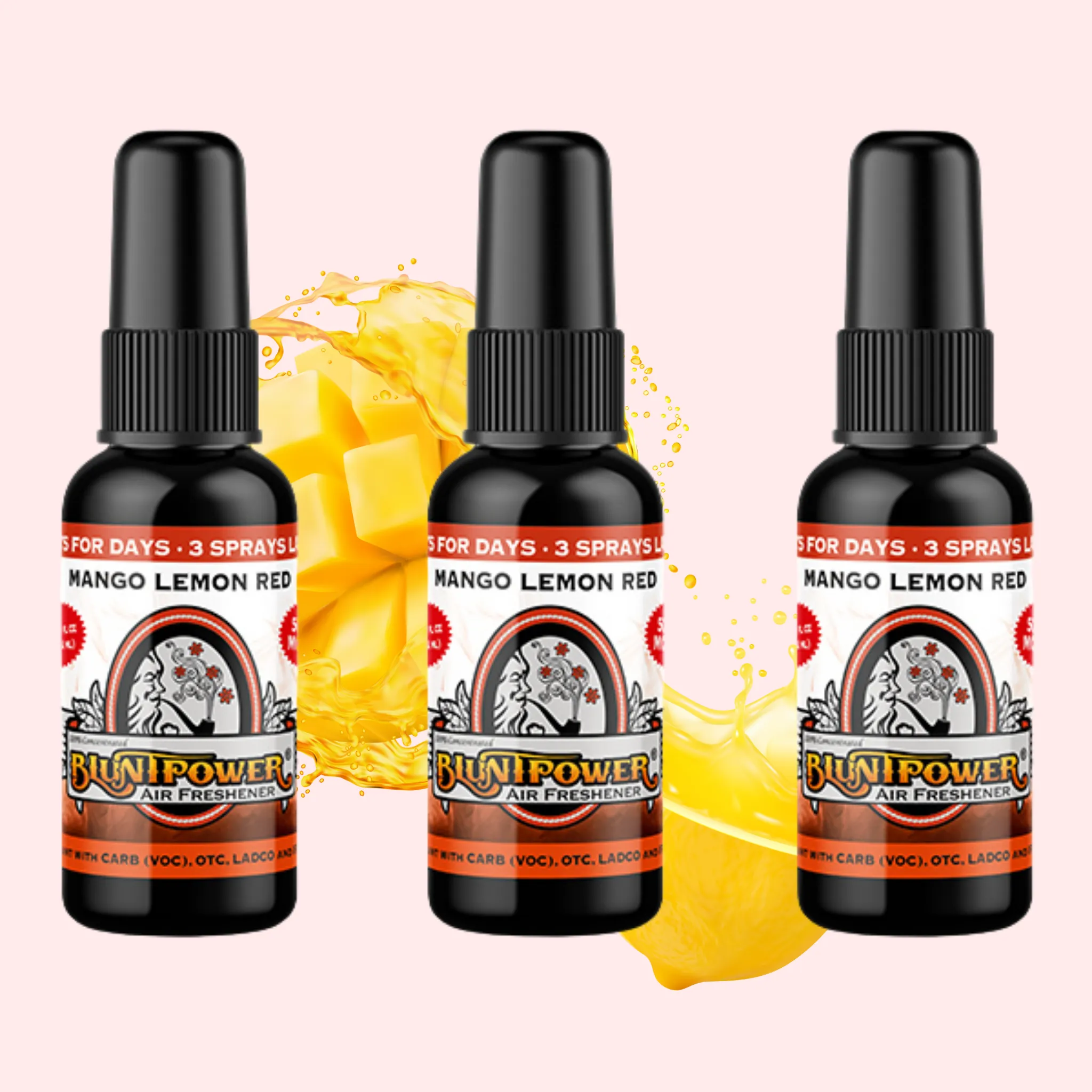 Mango Lemon Red Air Freshener Spray