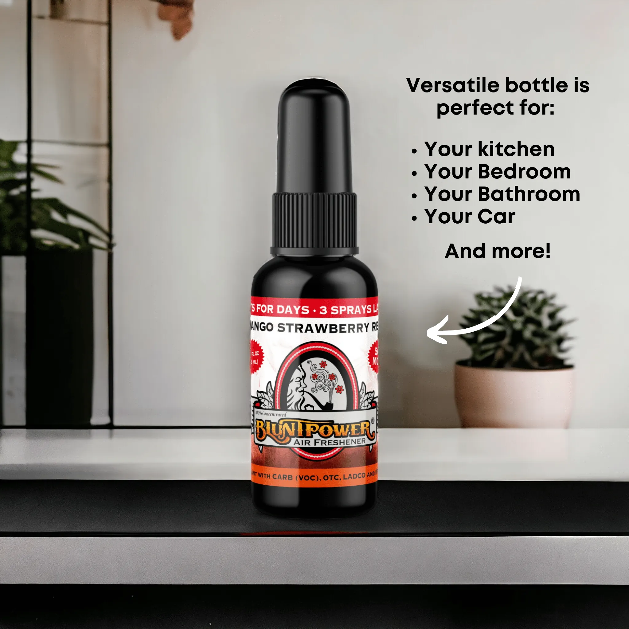 Mango Strawberry Red Air Freshener Spray