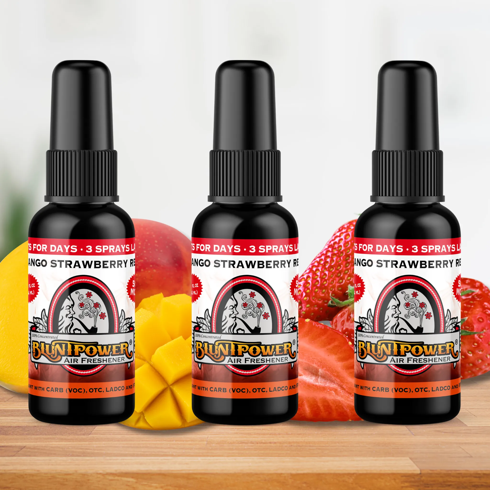 Mango Strawberry Red Air Freshener Spray