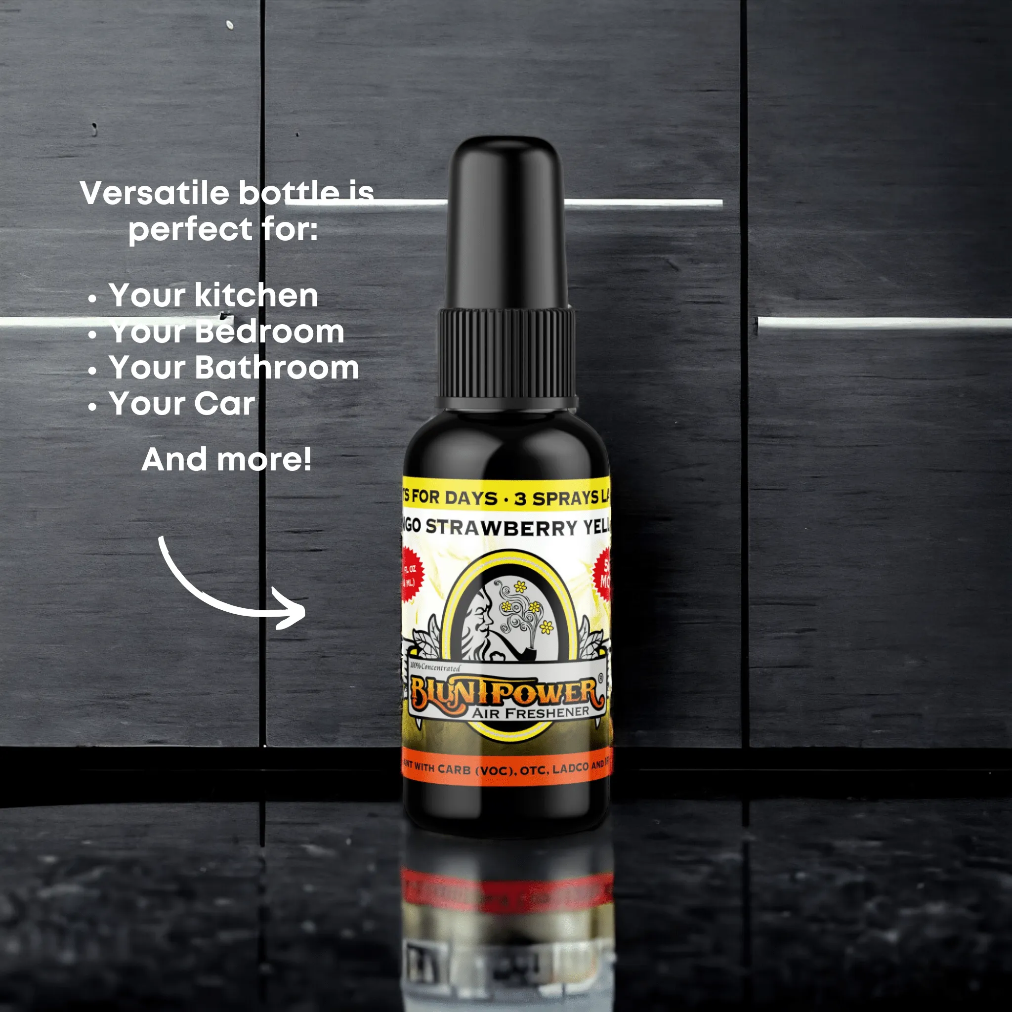Mango Strawberry Yellow Air Freshener Spray