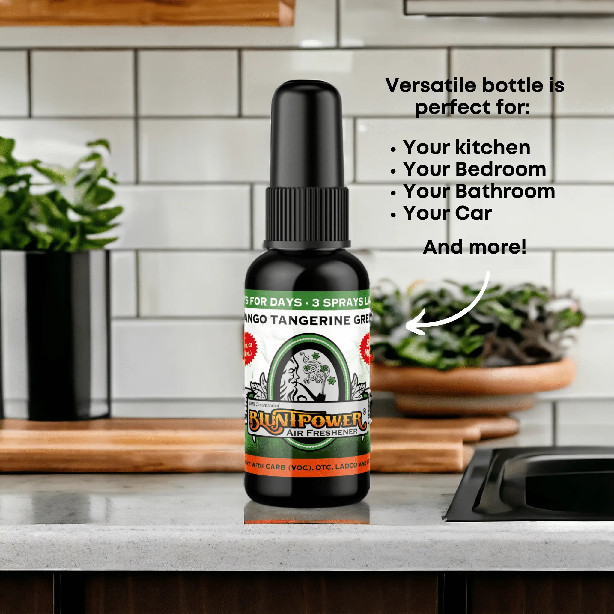 Mango Tangerine Green Air Freshener Spray