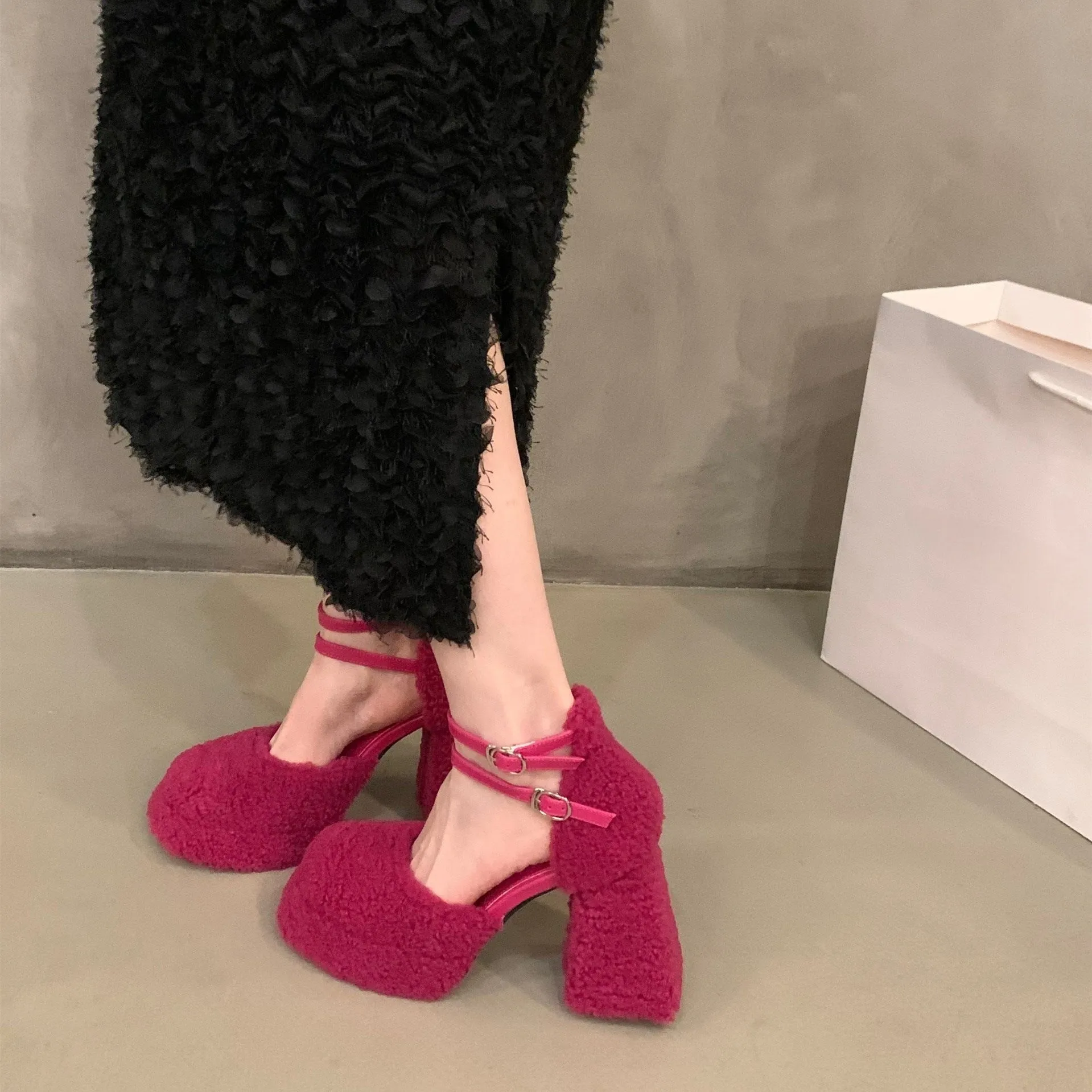 Mary Jane Style thick heel (pre-book)