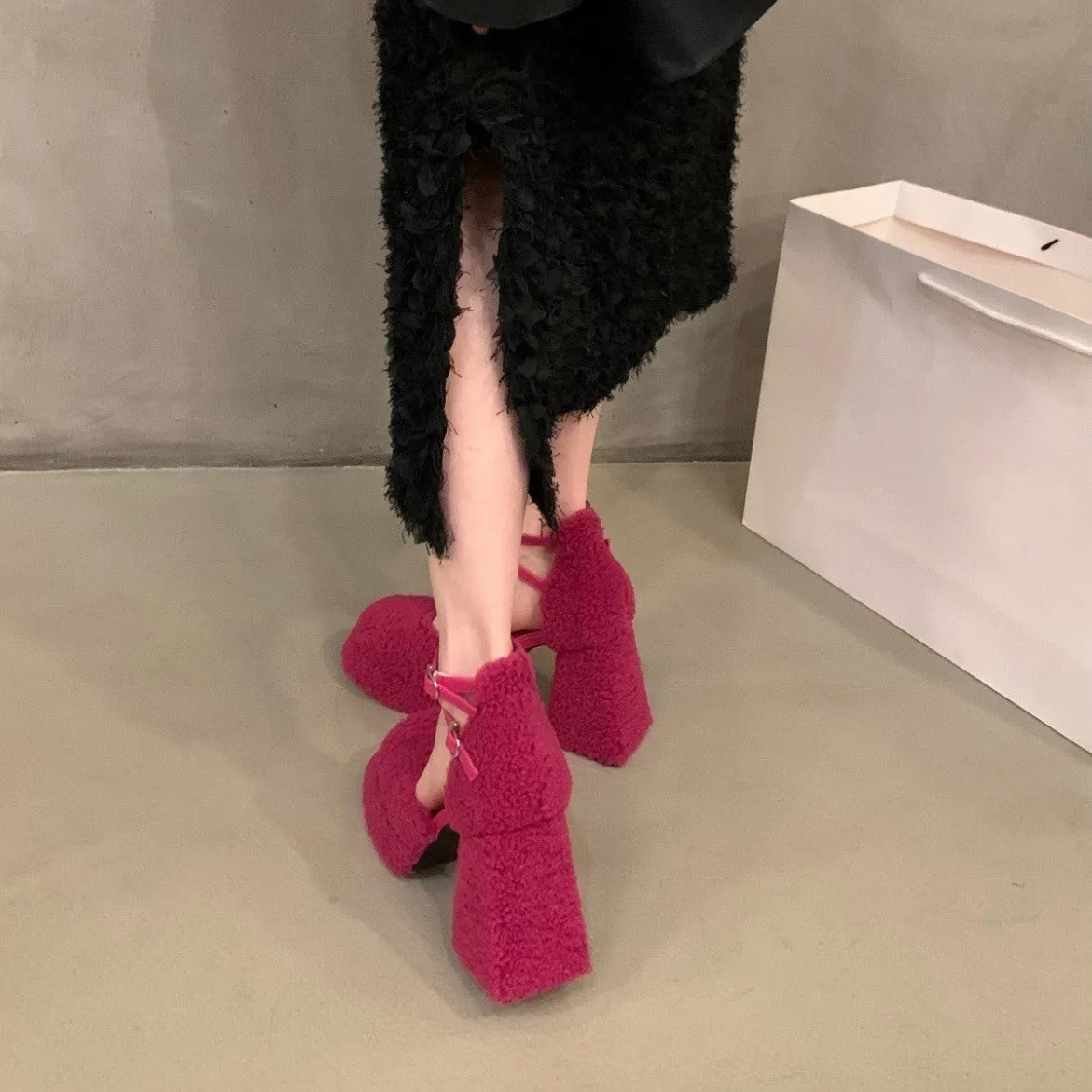 Mary Jane Style thick heel (pre-book)