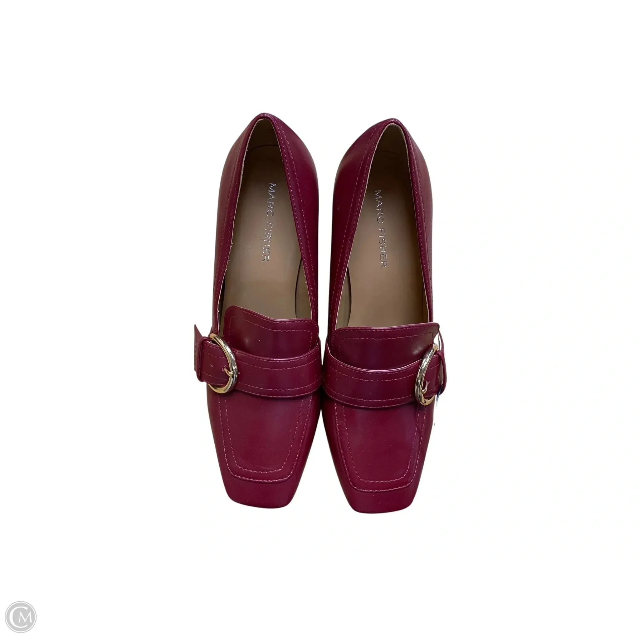 Shoes Heels Block By Marc Fisher In Red, Size: 7 Elegant Booties Polished Style